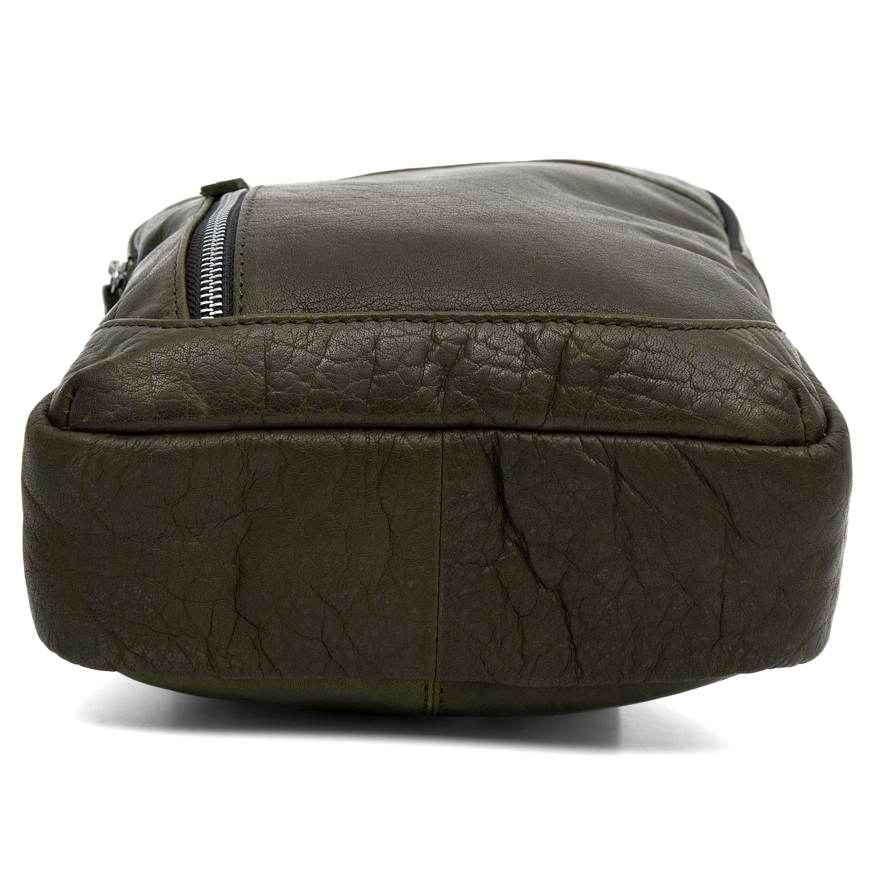 Oliivinvihreä pienikokoinen Montreal-olkalaukku - 6