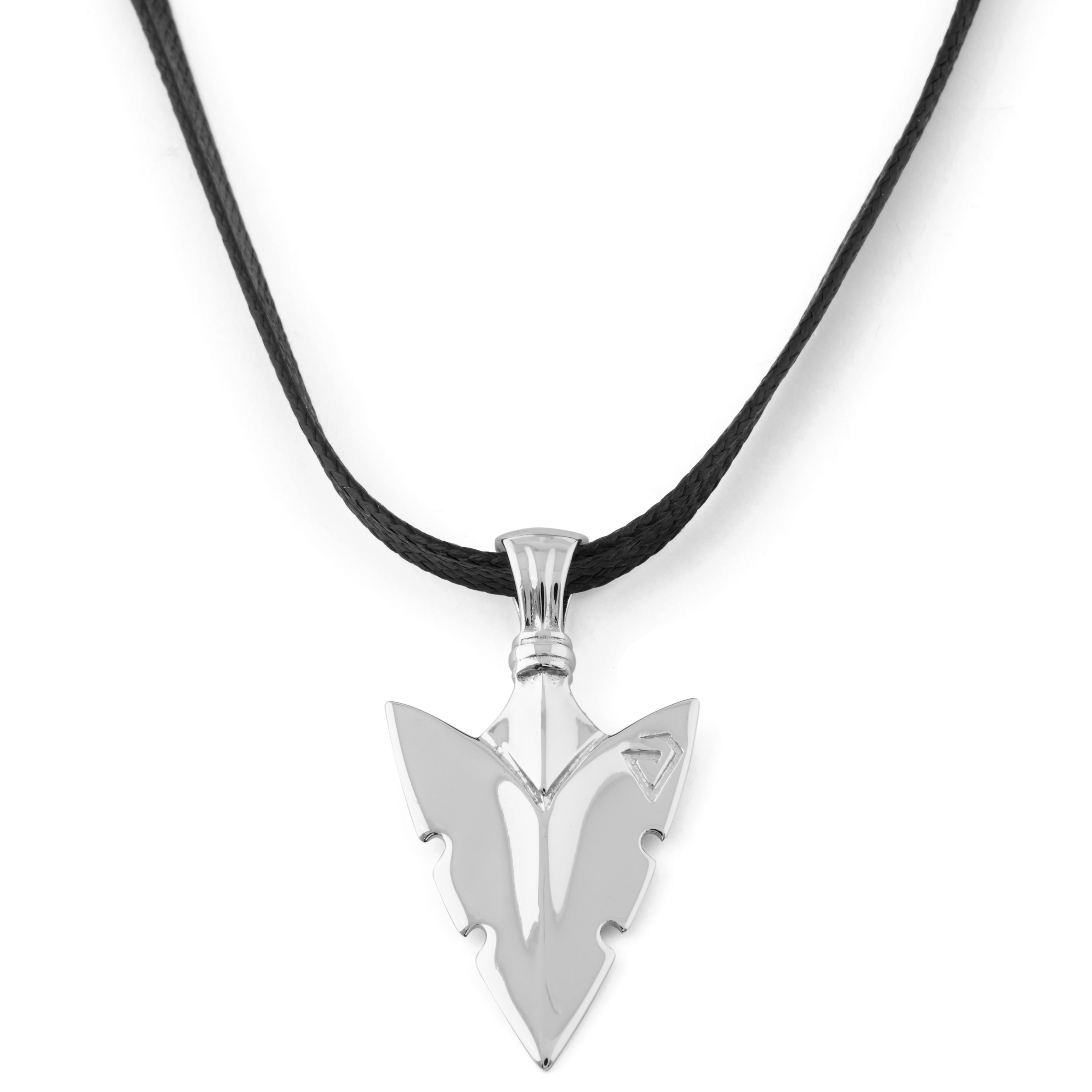 Tribujen keihäänkärki - hopeinen kaulakoru, 925-hopeaa - 1