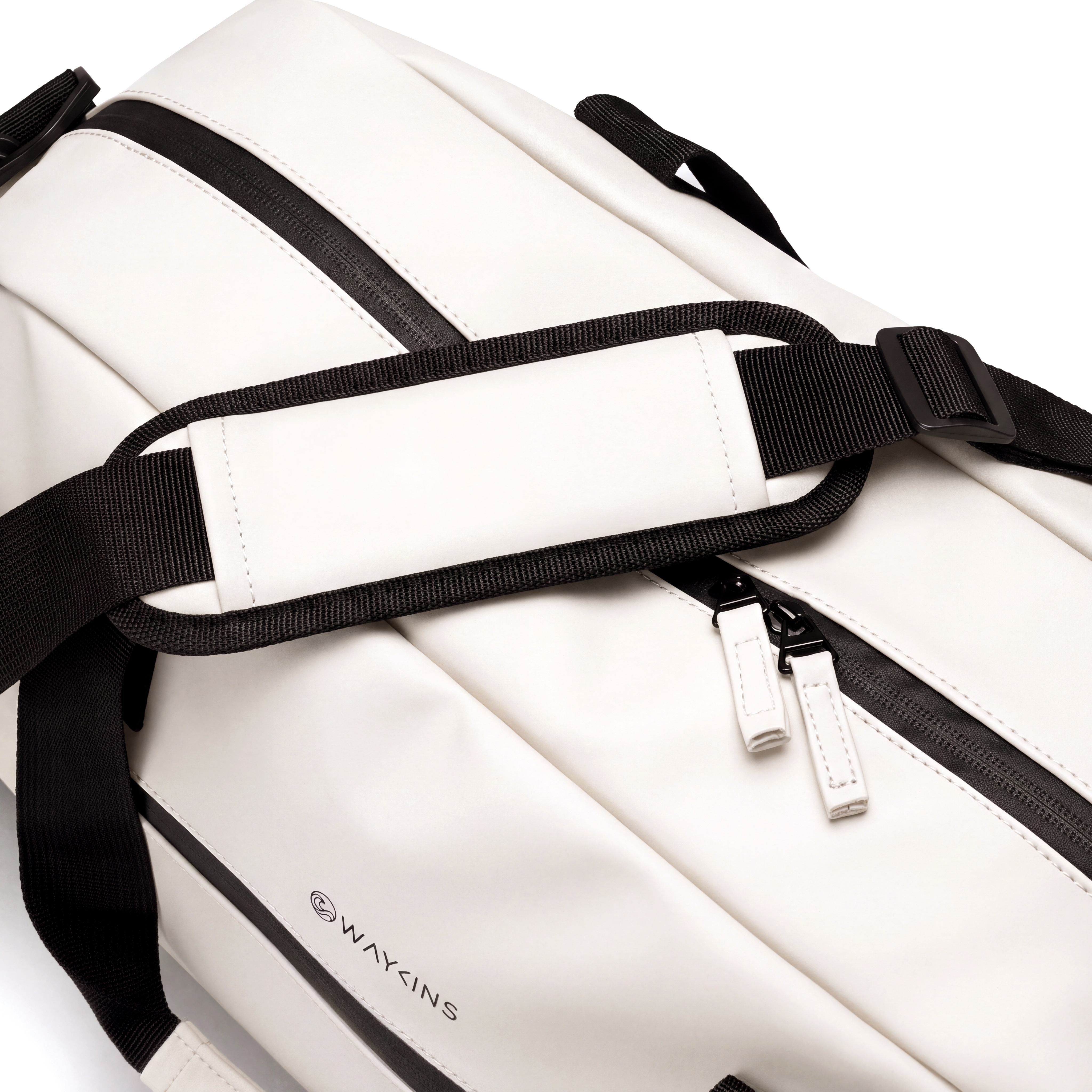 Horizon | Off-White Water-Resistant Duffel Bag - 5