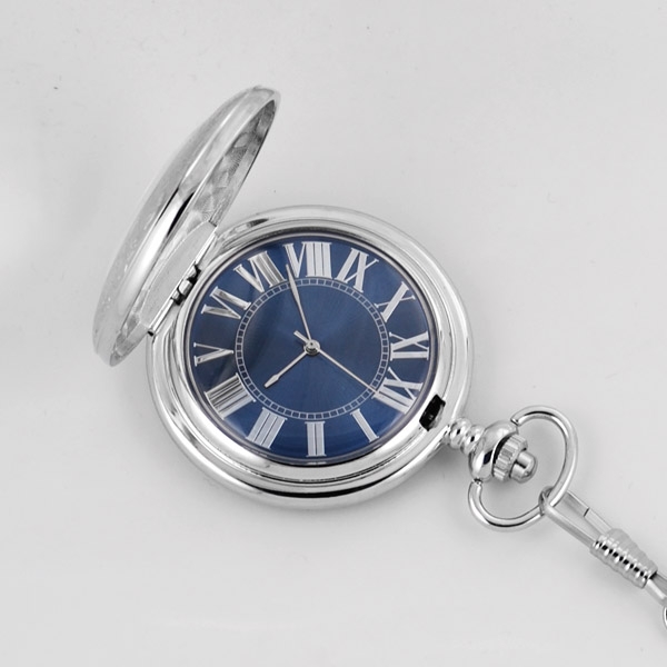 Stilrent Blåt Lommeur - 3