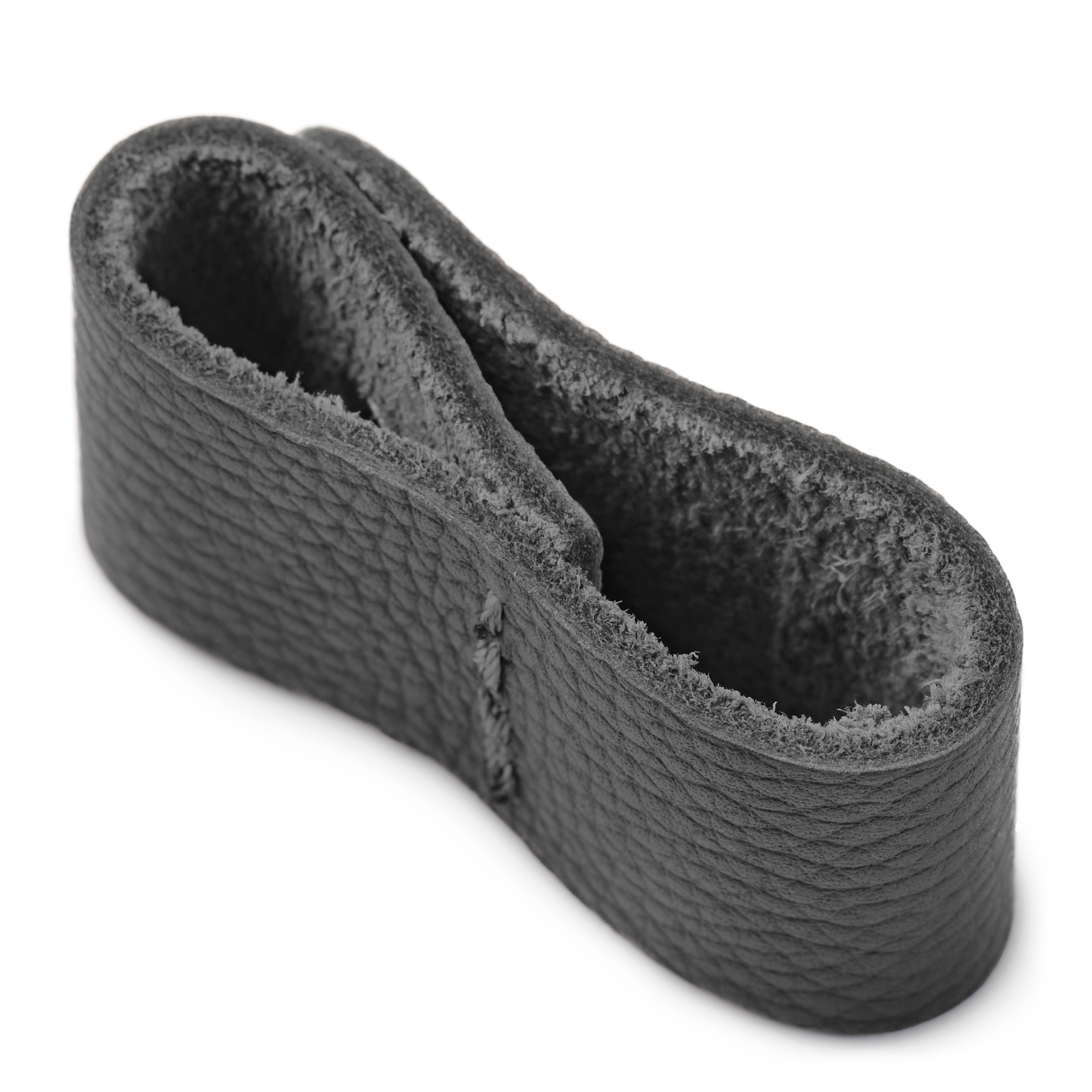 Organizador de cables | Cuero Negro | Ancho - 3