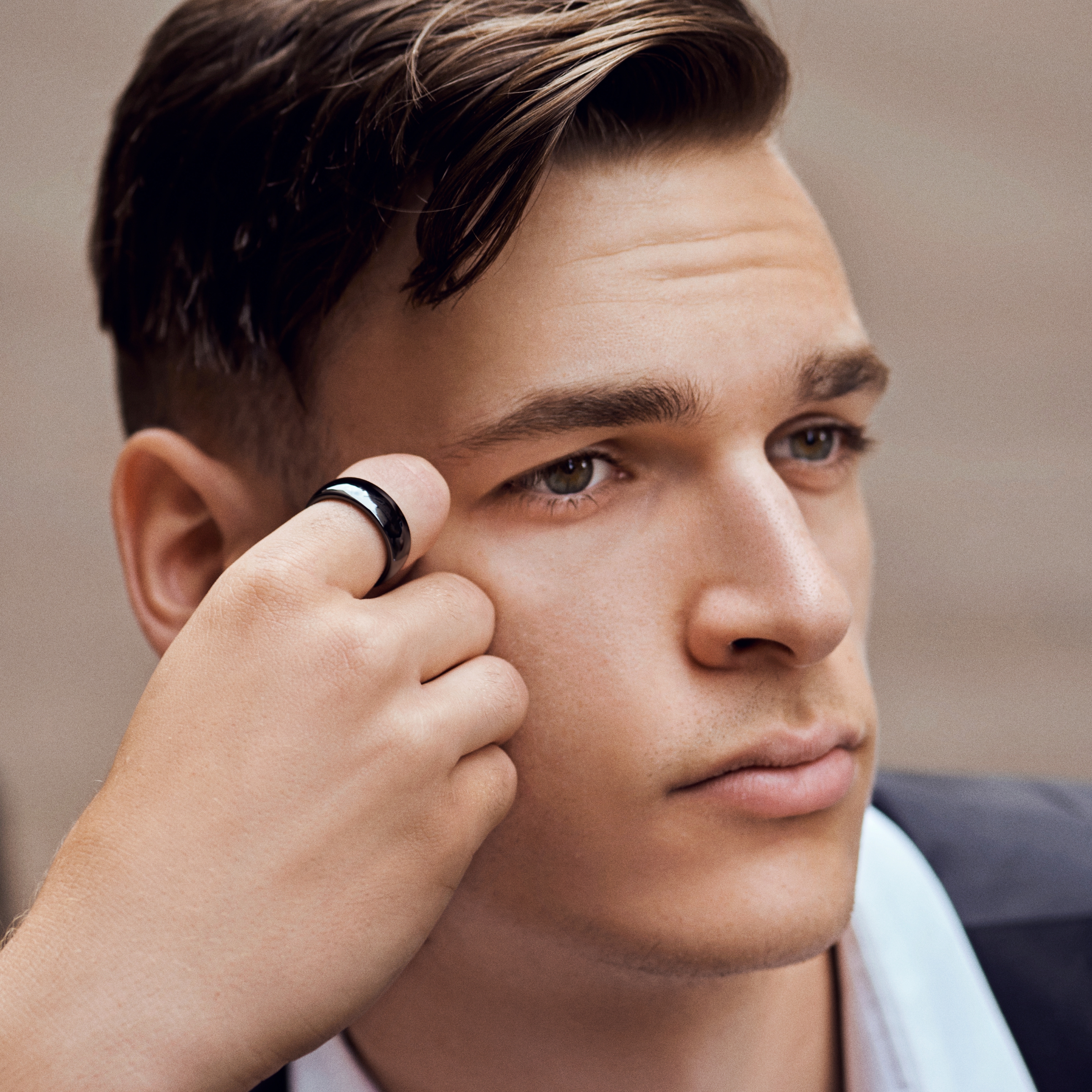 73 mm Premium Ring Geschenkset | Zwart Staal en Keramiek - 6