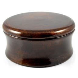 Brown Lacquer Bowl In Mango Wood
