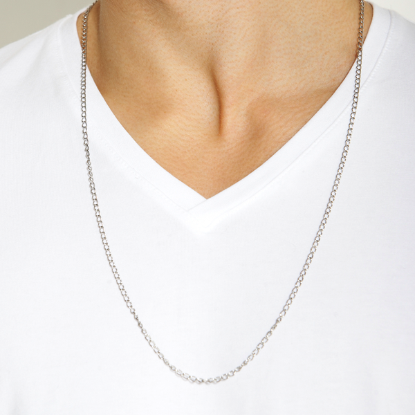 Middelalder Kors Stålhalskæde - 3