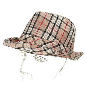 Brown Oldschool Fedora - Hat - 1