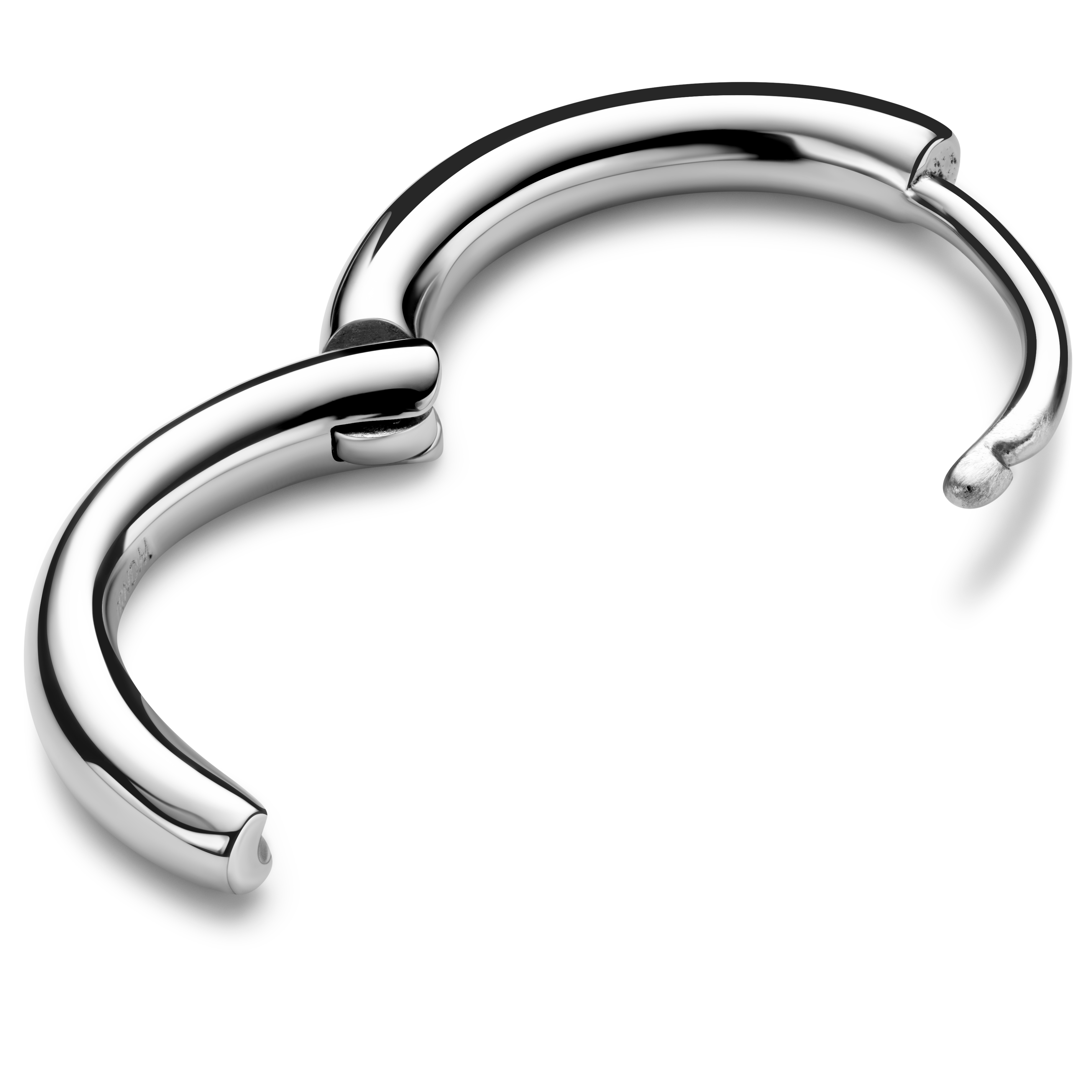 Argentia | 925s | Boucle d'oreille en argent sterling plaqué rhodium - 2