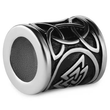 Stainless Steel Viking Valknut Beard Ring Stainless Steel Viking Valknut Beard Ring