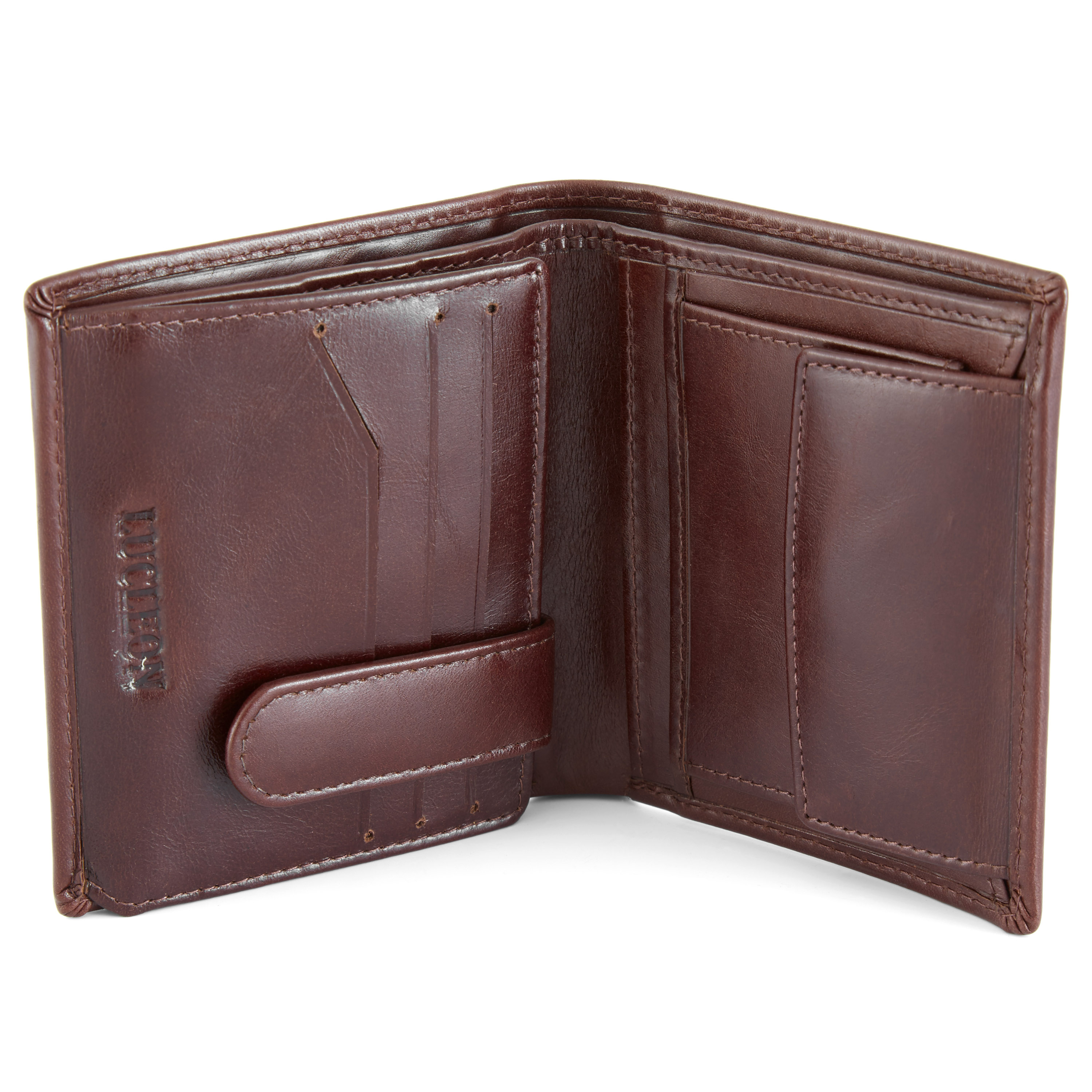 Landscape Brown Jasper Leather Wallet - 2