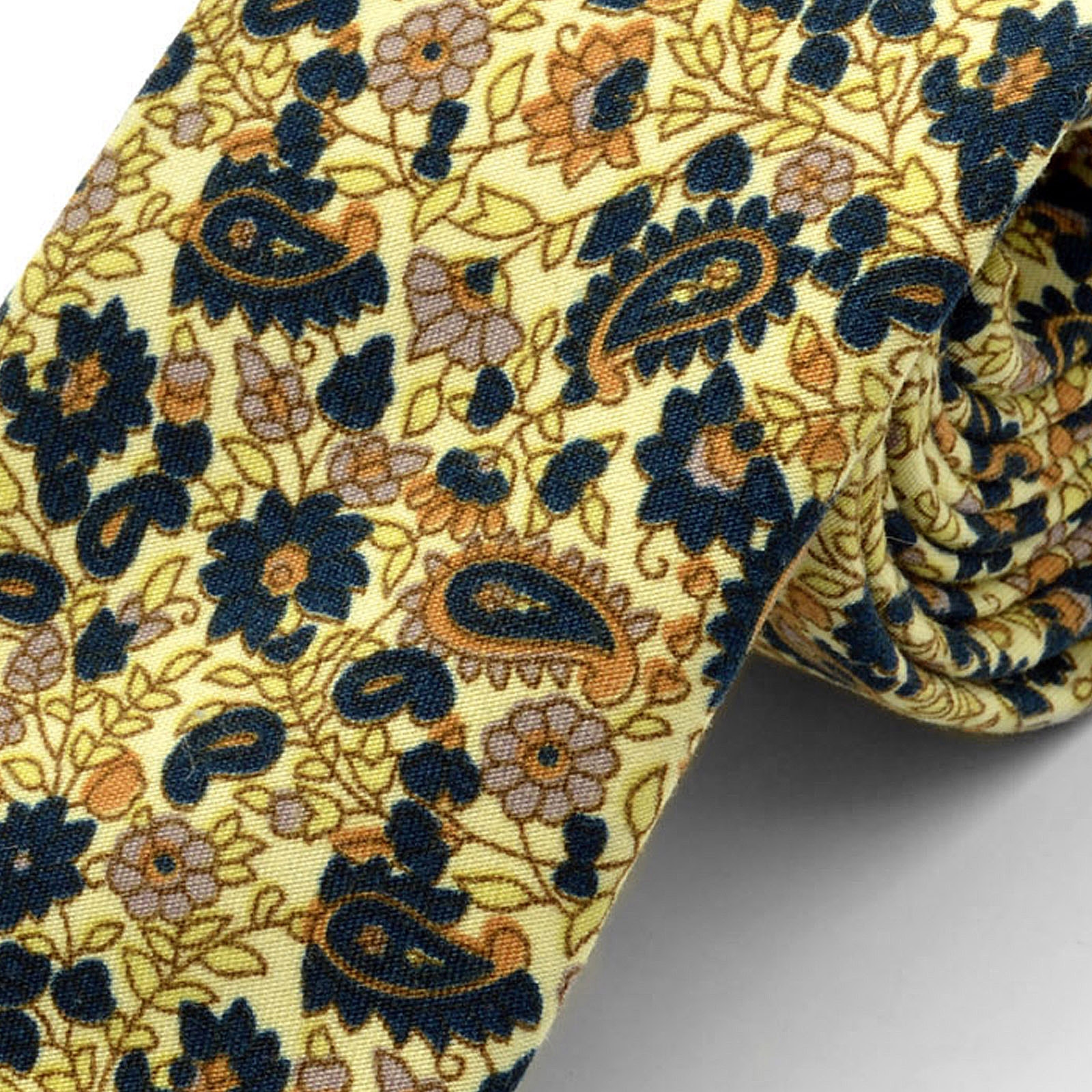 Paisley Krawatte in Creme  - 2