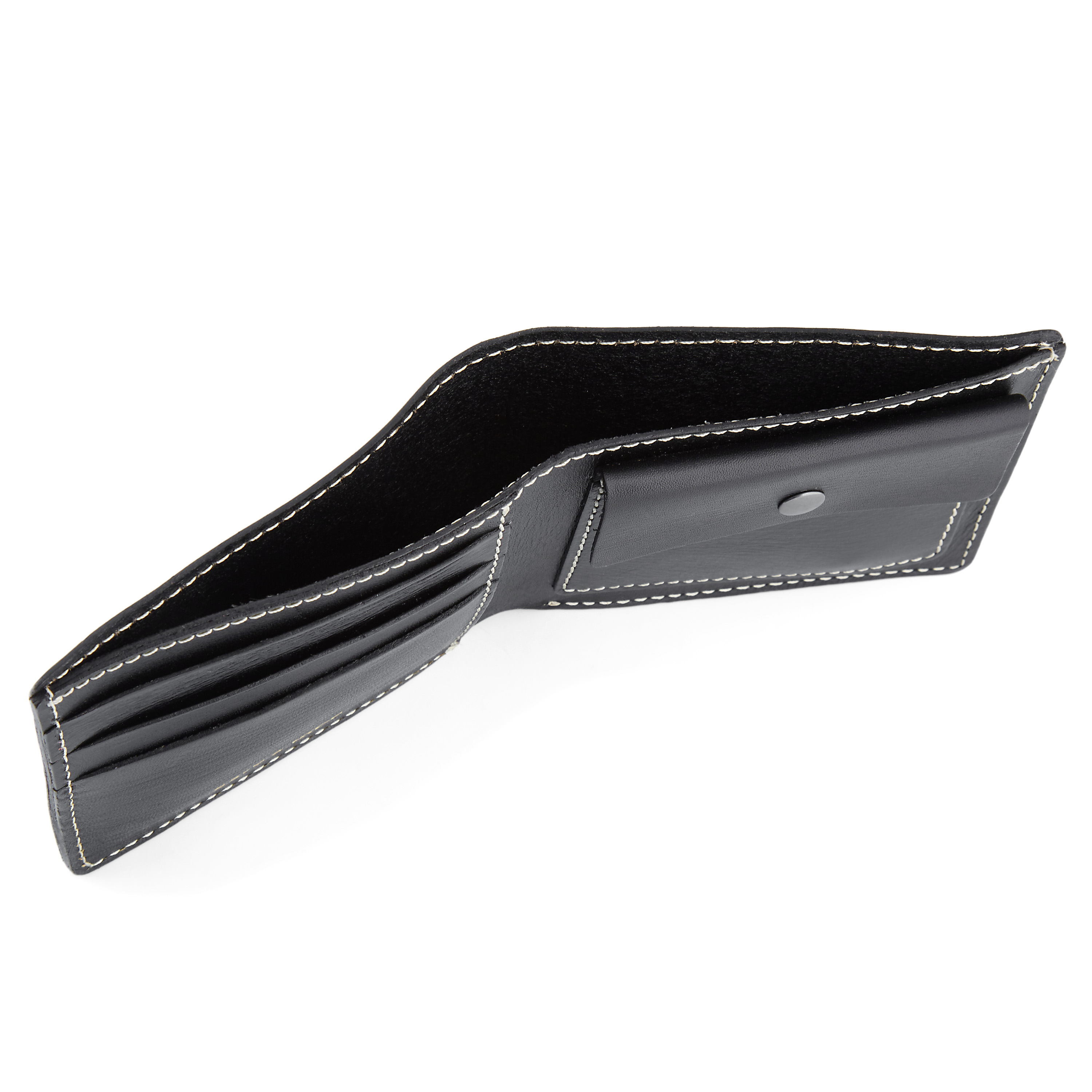 Sort To-Foldet Dermot Læderpung - 4