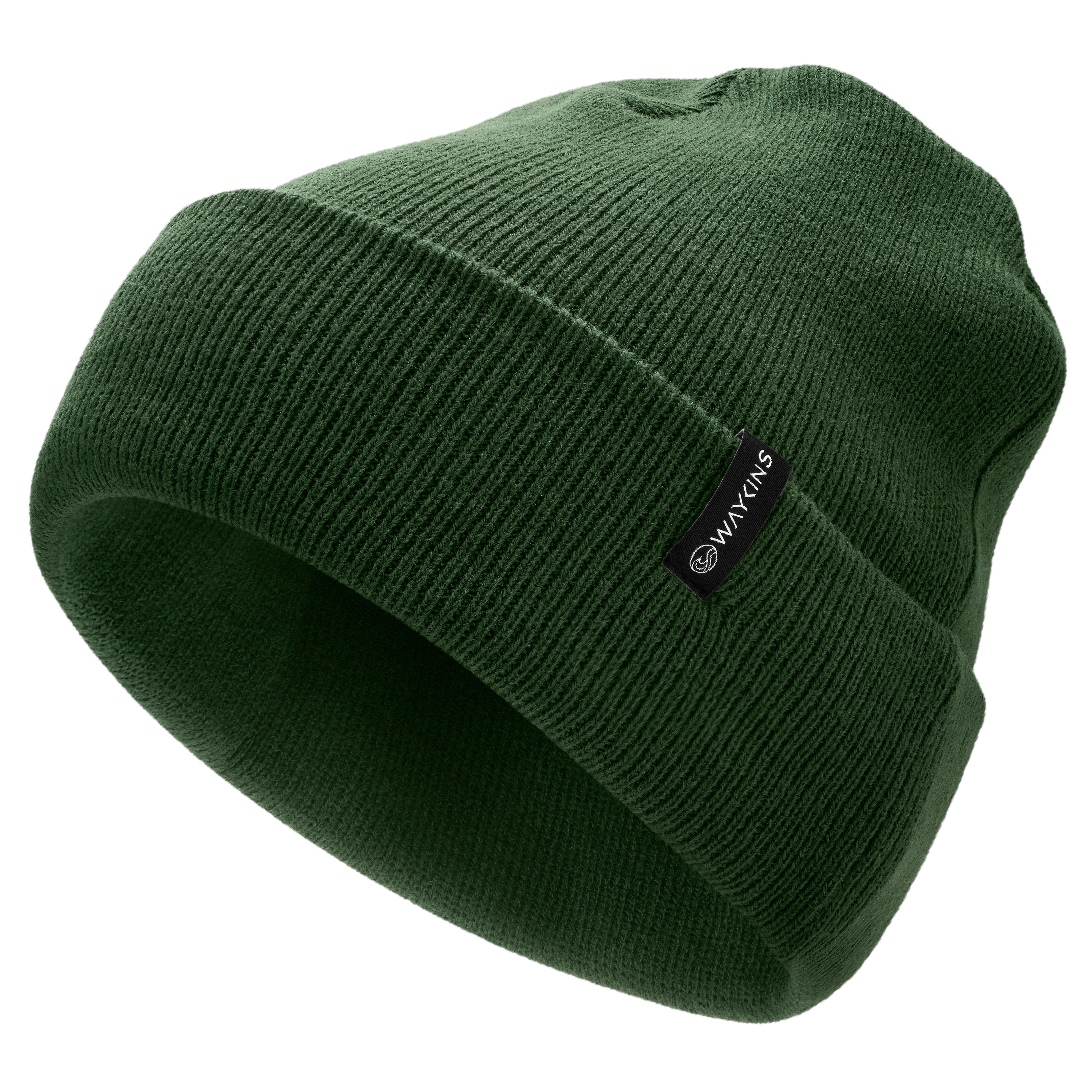 Baltic | Green Fine Knitted Acryllic Beanie