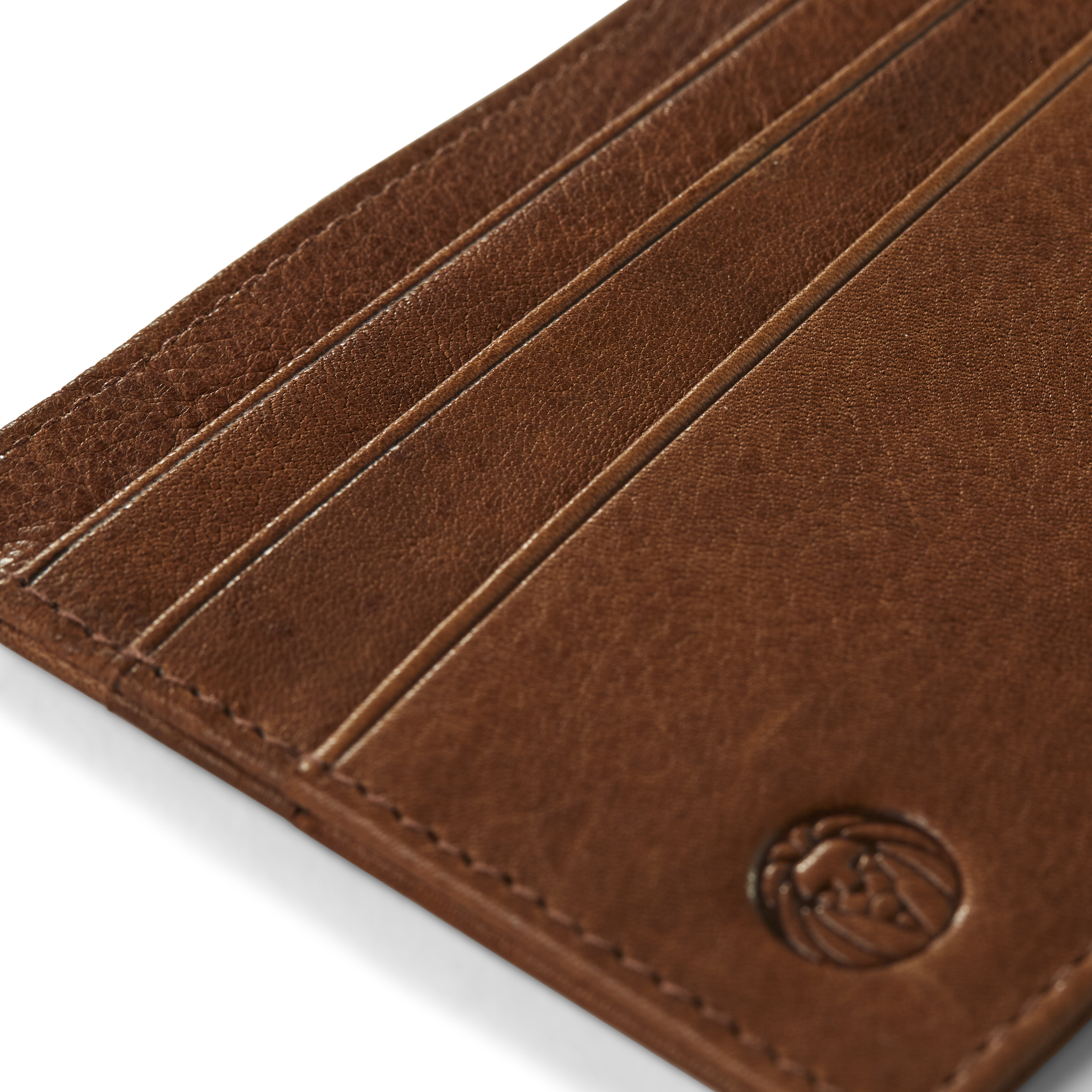 Portacarte Cambodia in pelle marrone chiaro con protezione RFID - 7
