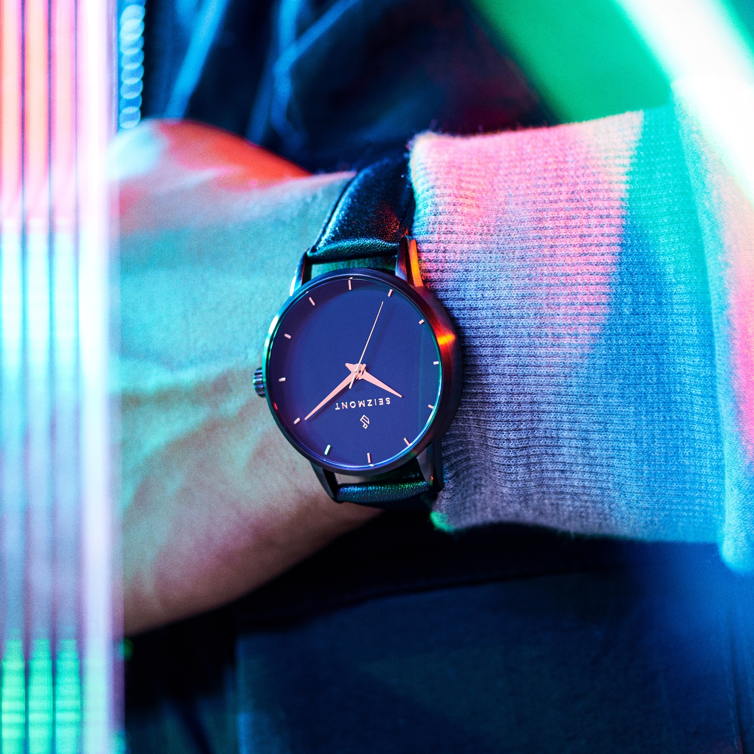 Onknown | Black Stainless Steel Watch - 2