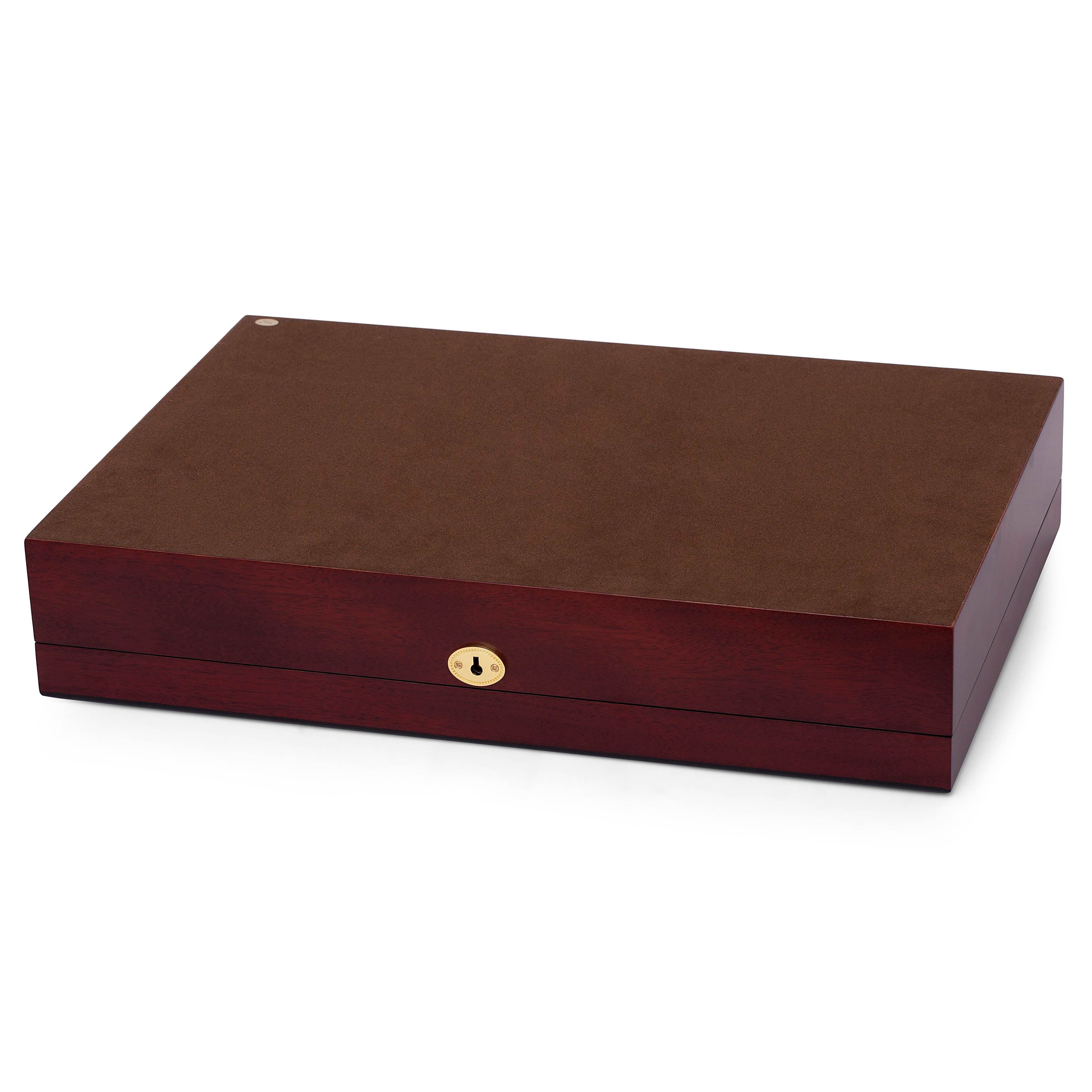 Pudełko do prezentowania zegarków z drewna wiśniowego - 24 zegarki - 6