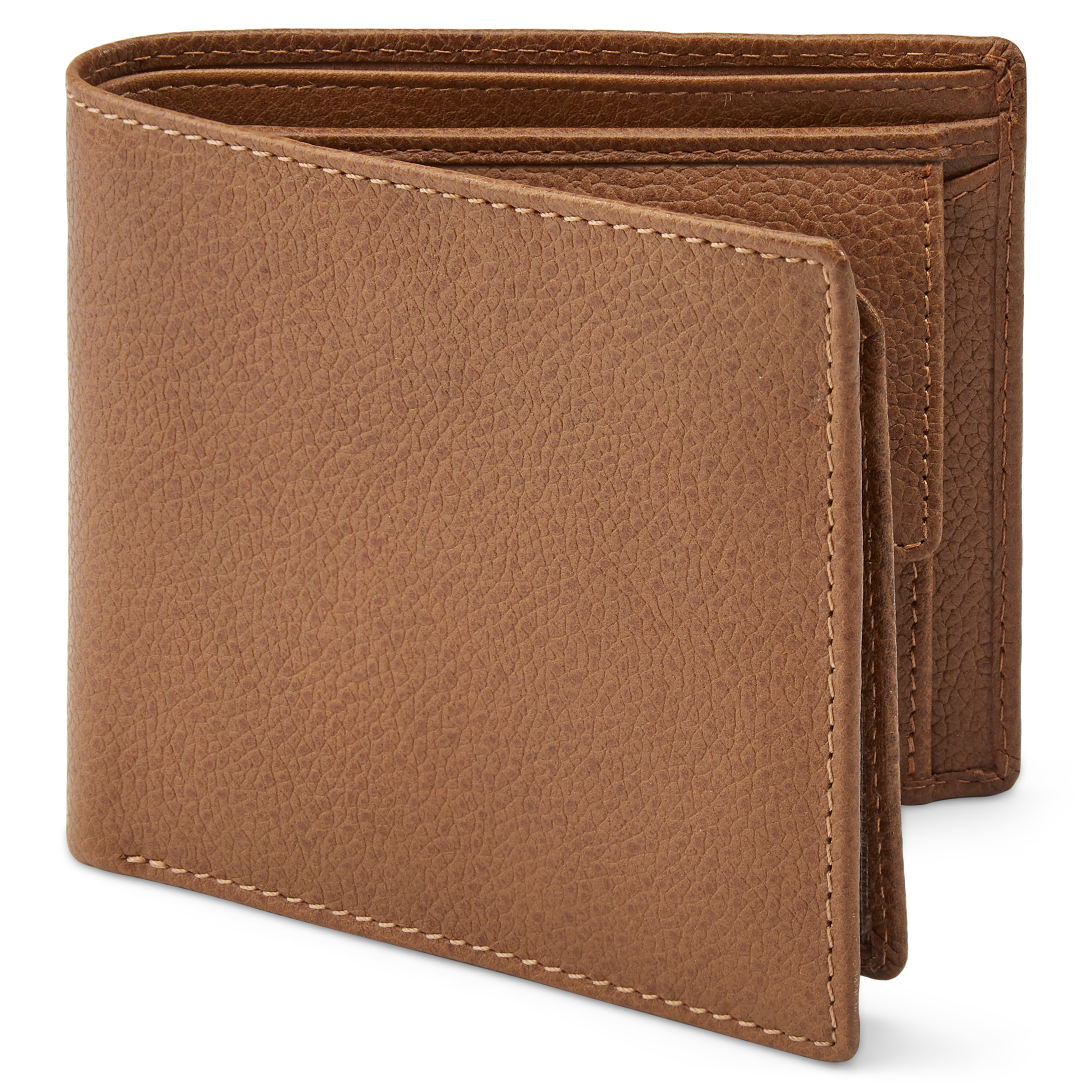 Kullanruskea RFID-suojattu Smith-nahkalompakko - 1