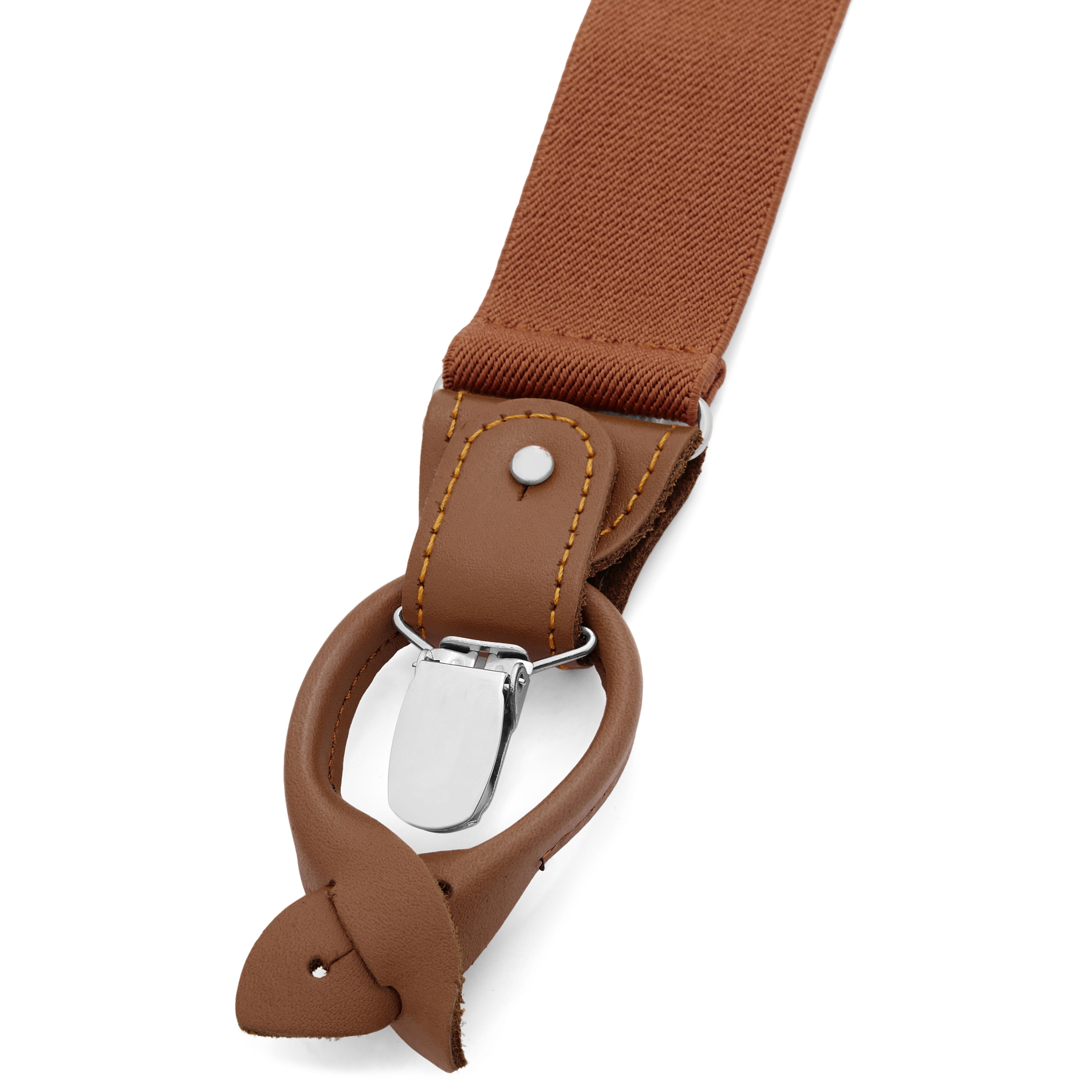 XL Wide Golden Brown Convertible Braces - 3