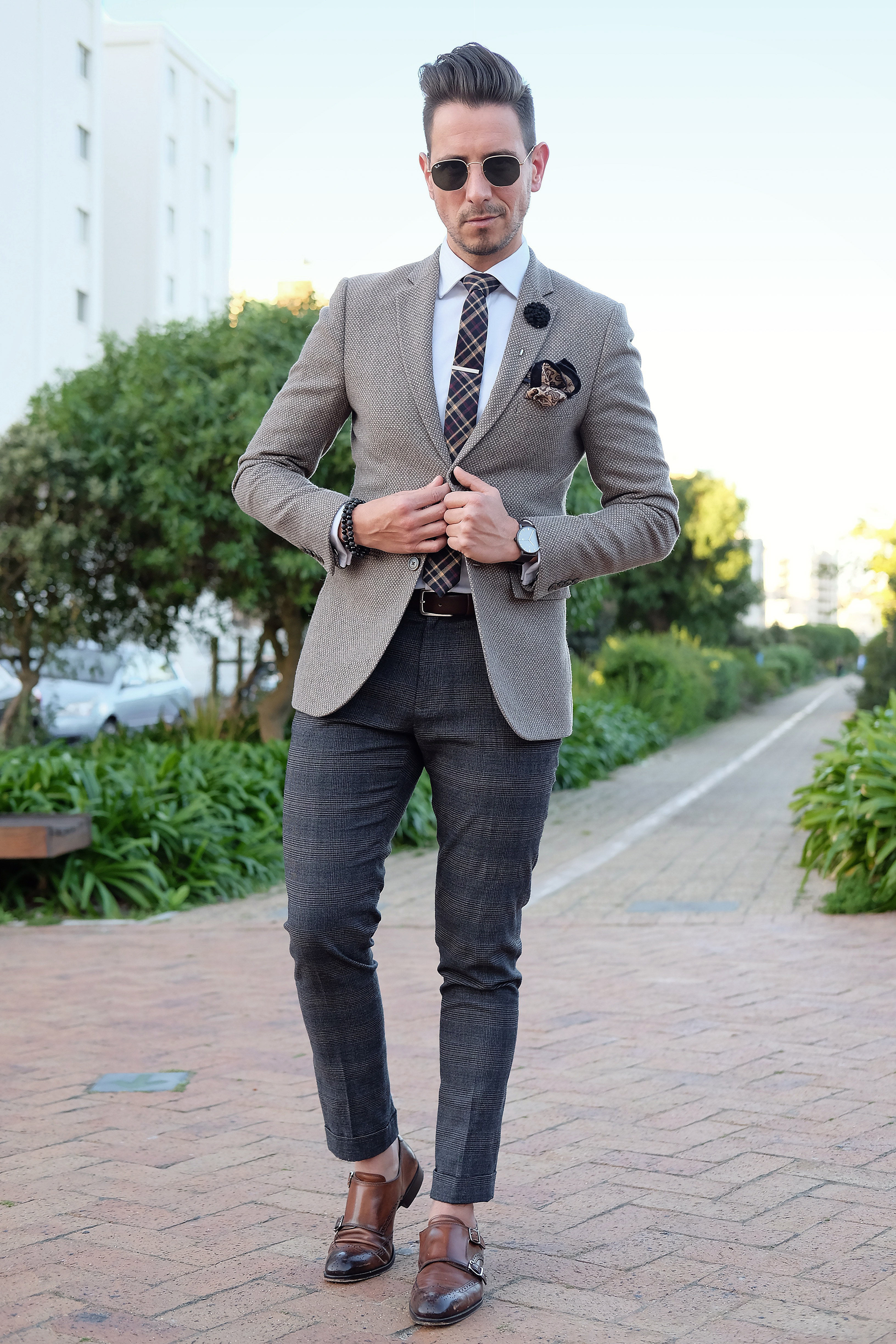 Schwarzes Steinarmband - 5