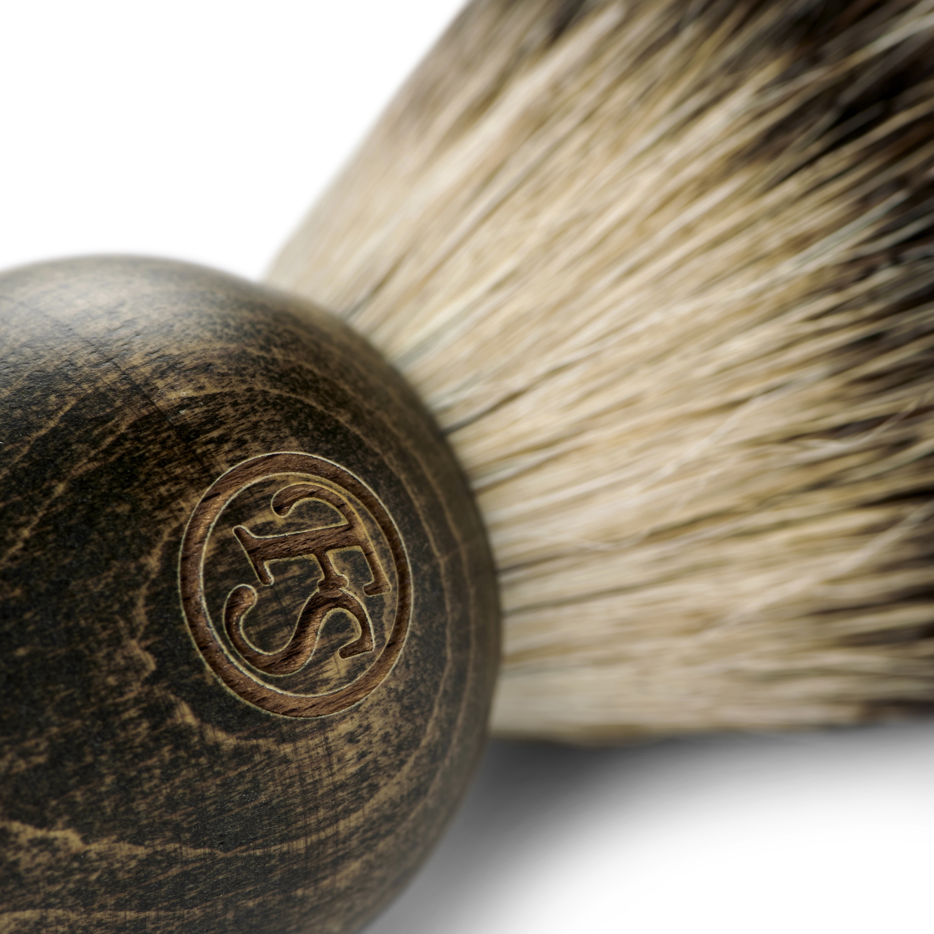Ebony Wood Silvertip Shaving Brush - 3
