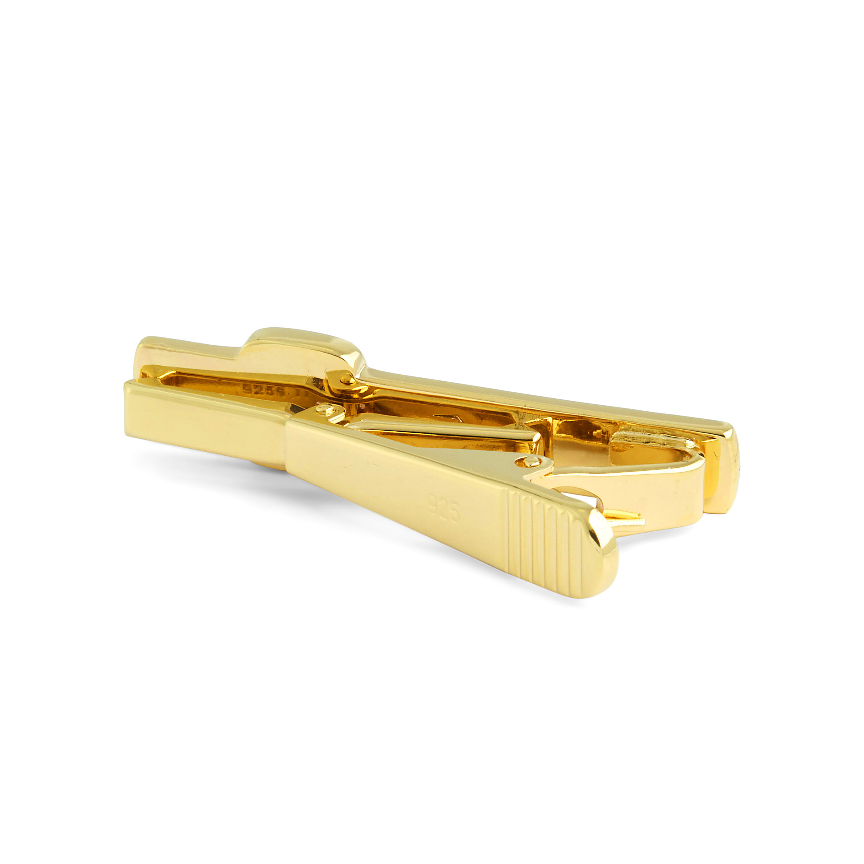 Short Danish Tribute 925s zelta kaklasaišu saspraude - 2