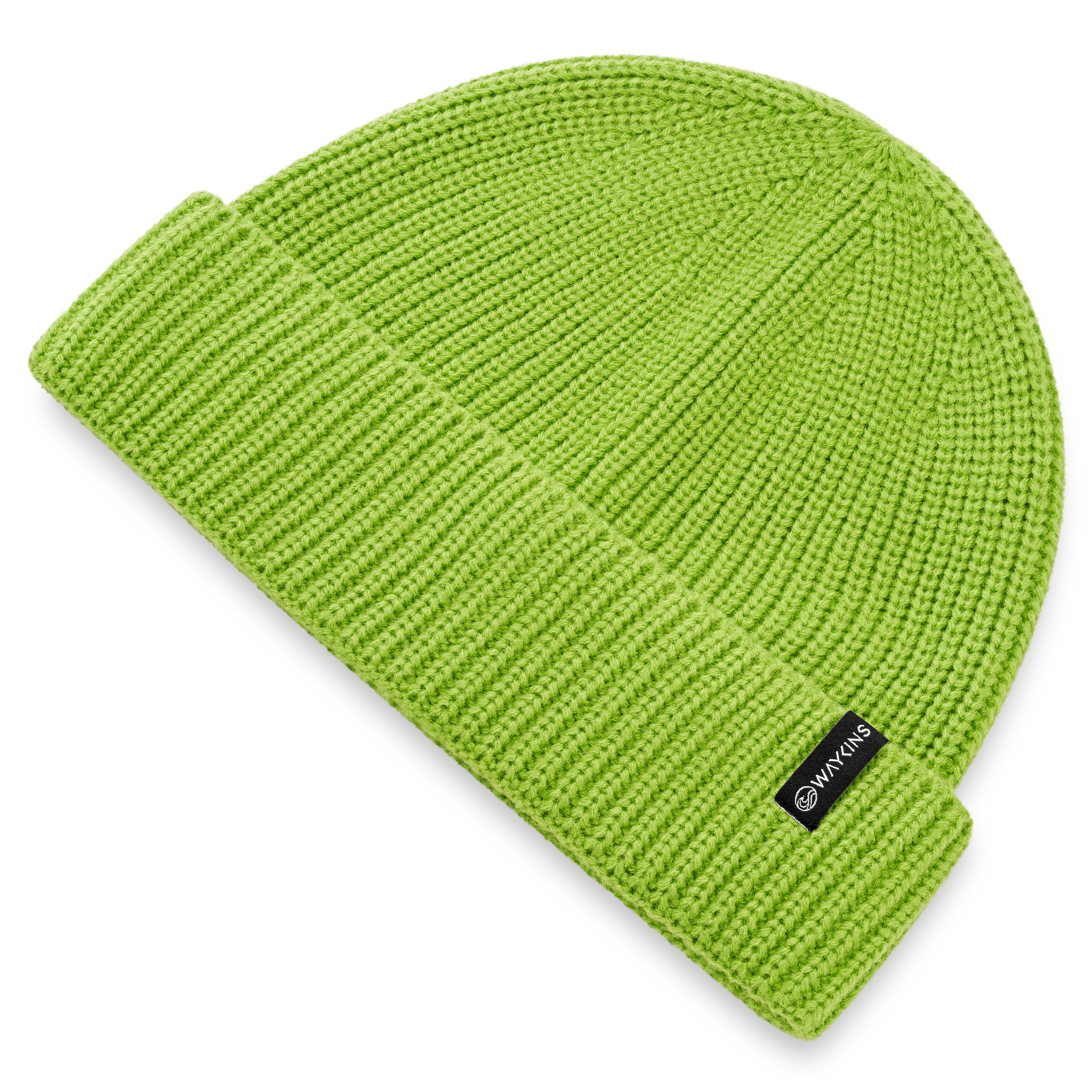 Baltic | Green Rib Knitted Acrylic Beanie - 5