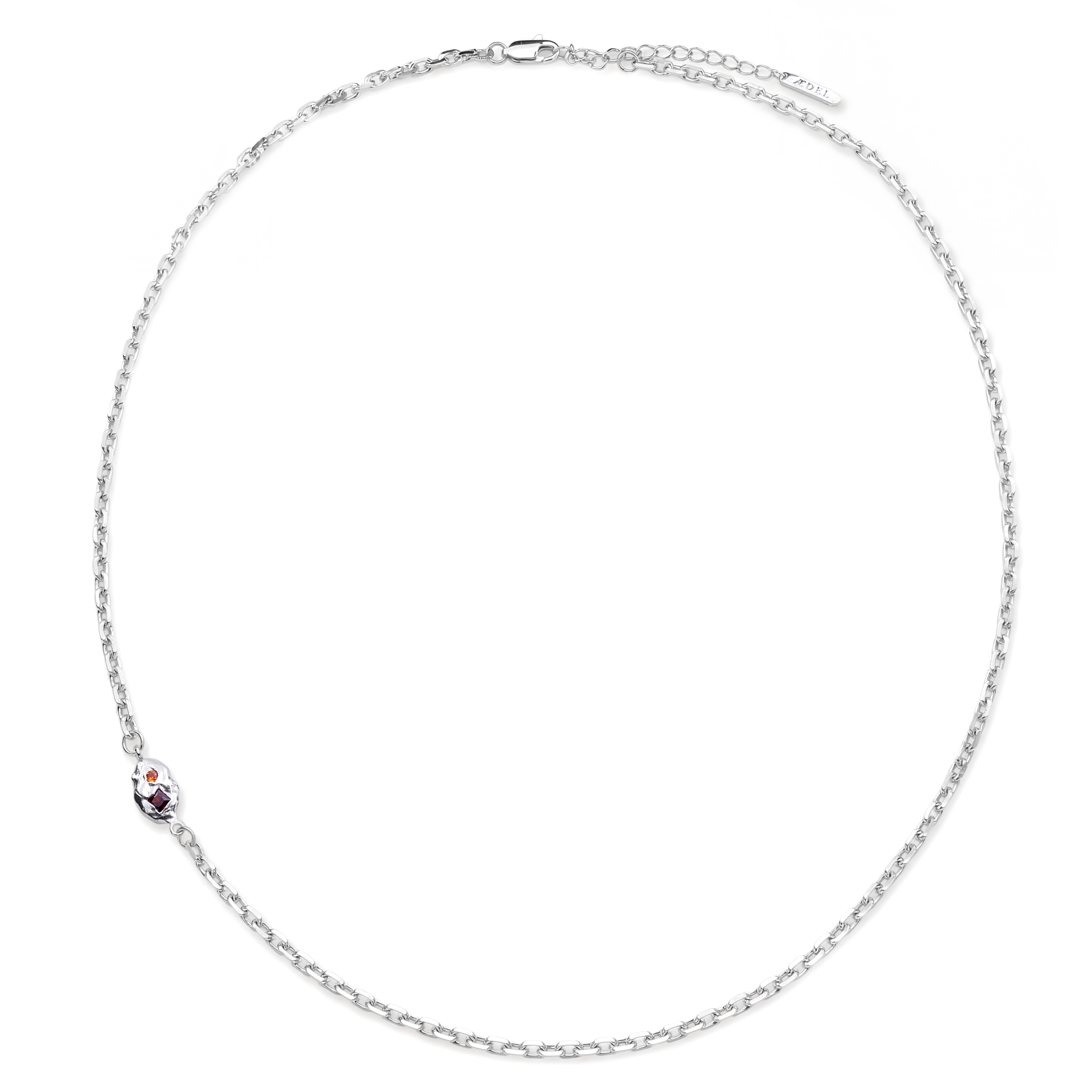 Hidden Gem | Inferno ketting van 925 sterling zilver - 2