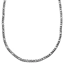 Curtis Amager Silver-Tone Figaro Chain Necklace Curtis Amager Silver-Tone Figaro Chain Necklace