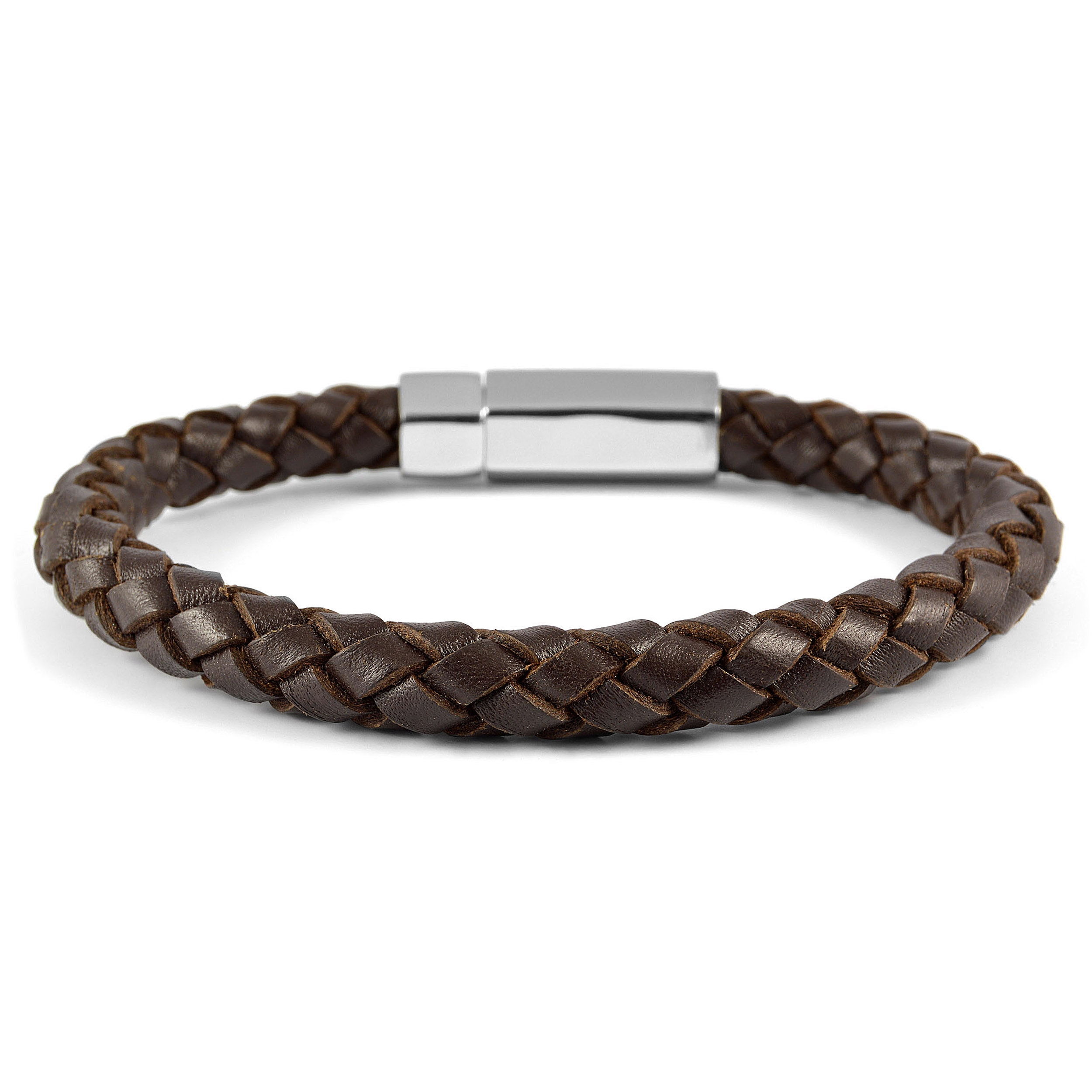 Dark Brown 8mm Bolo Leather Bracelet | In stock! | Fort Tempus
