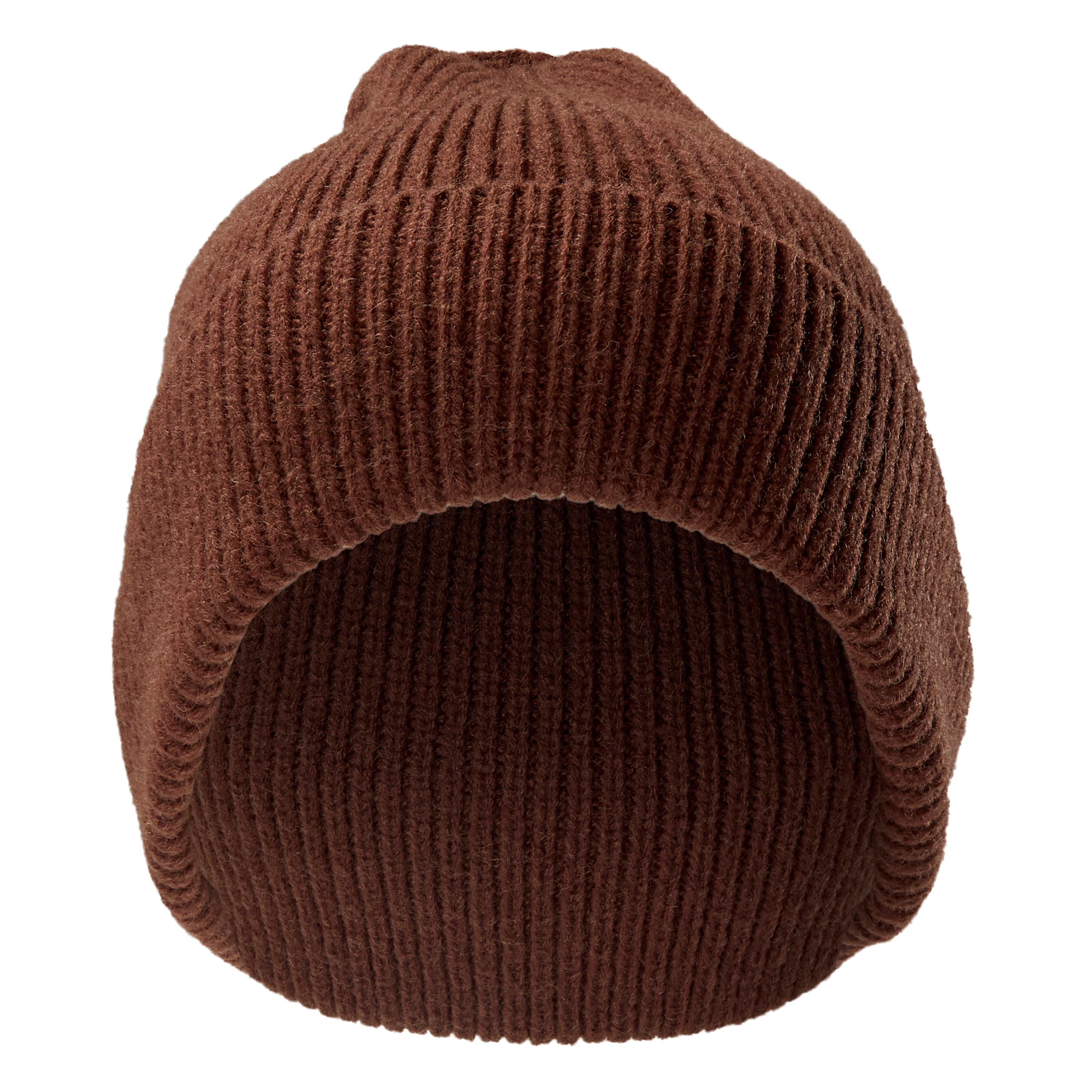 Montagna | Rust Chunky Knitted Rib Beanie - 6