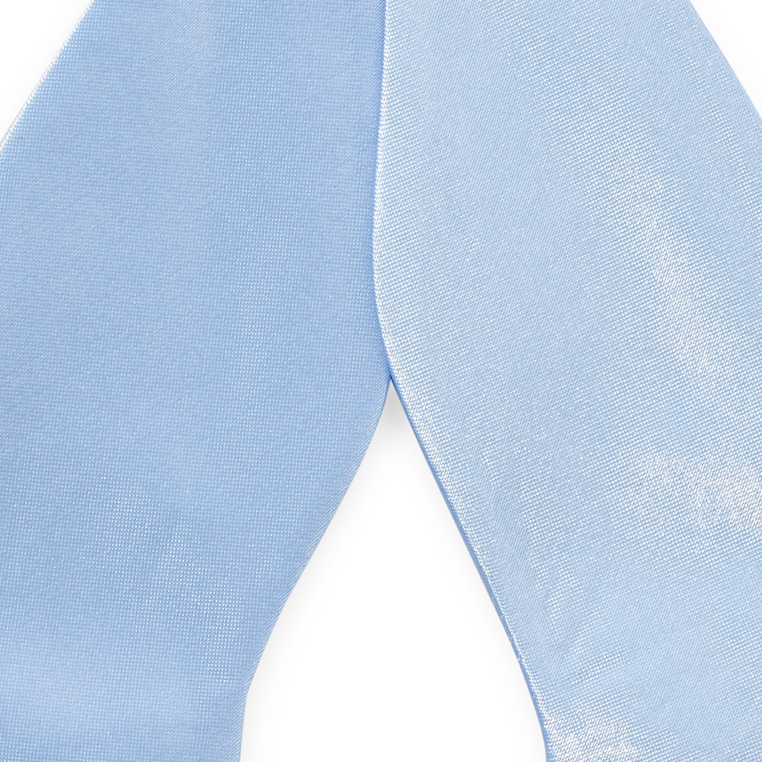 Pajarita para atar básica azul claro brillante - 2