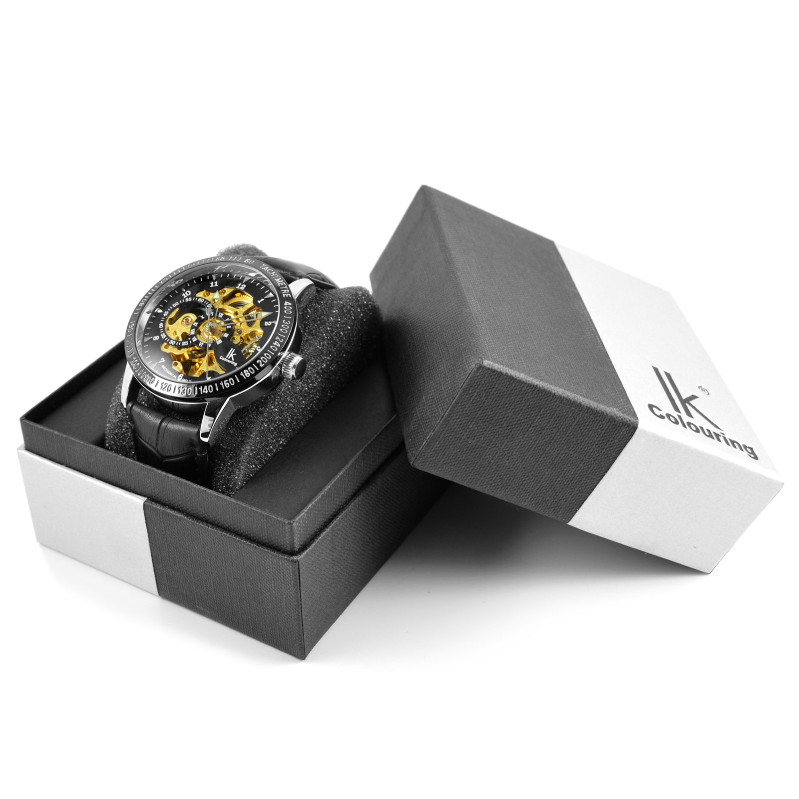 Sort Lær Rolat Klokke - 2