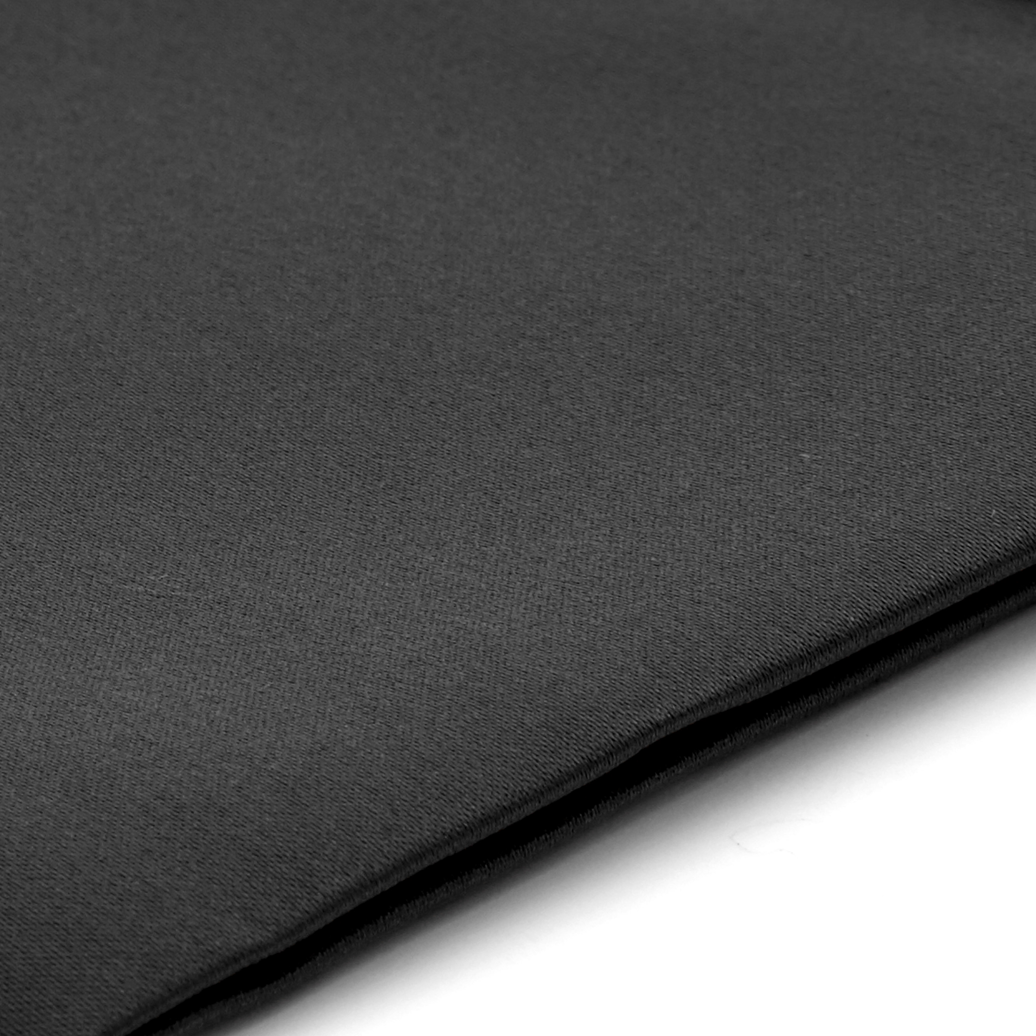 Schwarzes Basic Einstecktuch - 2