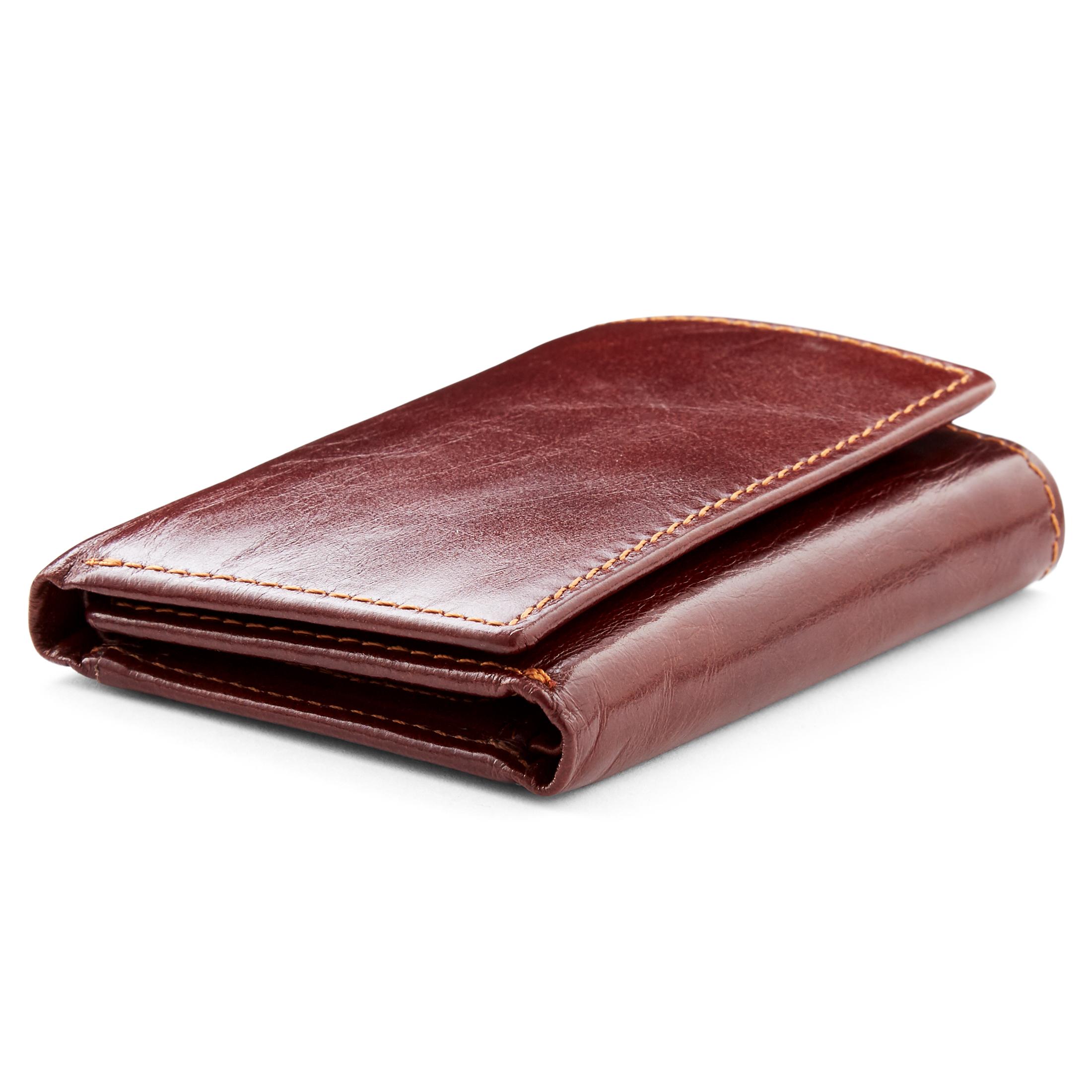 Brun Tegnebog i Ægte Læder - 5