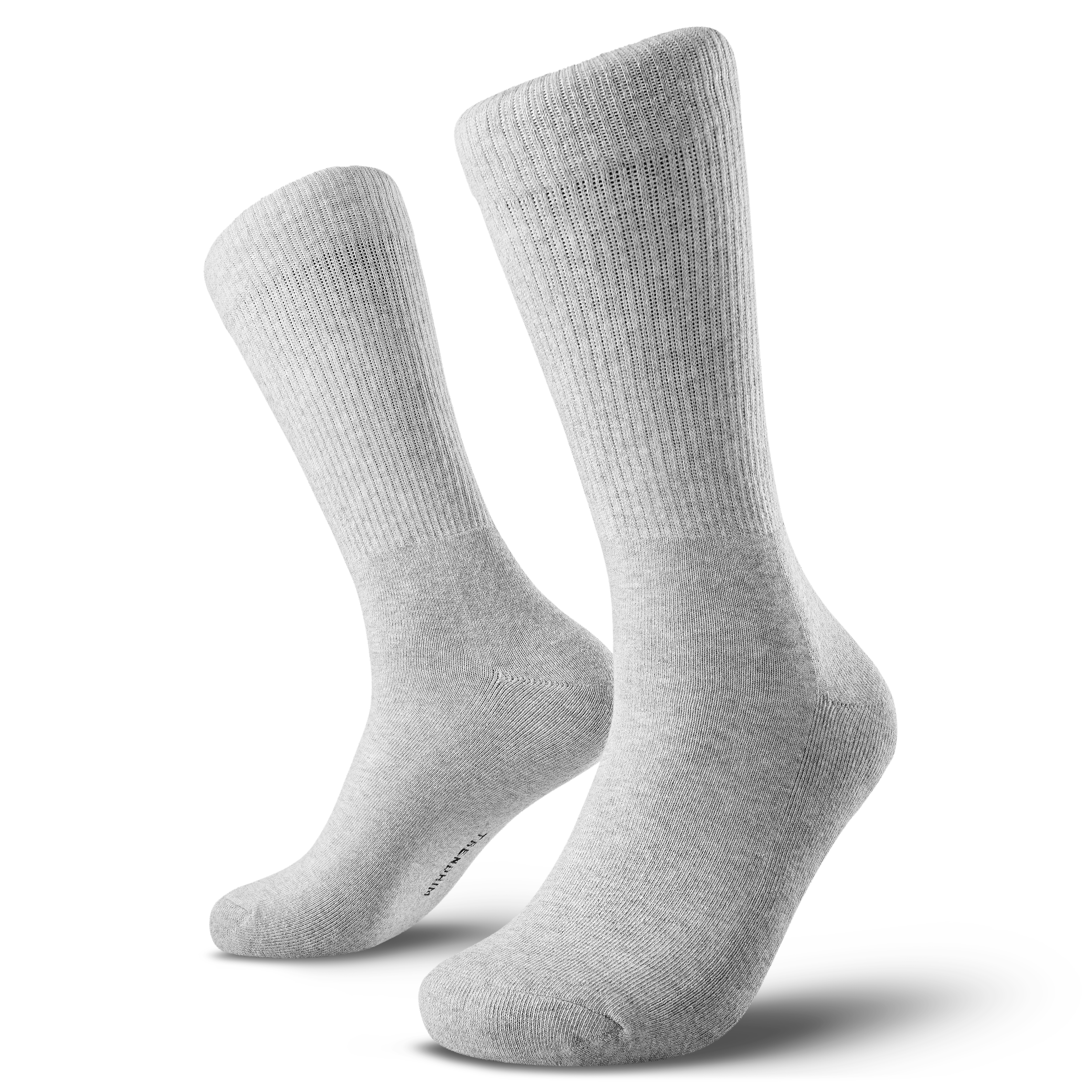 TrueFeel | 3-Pack Light Grey Cotton Tennis Socks - 2
