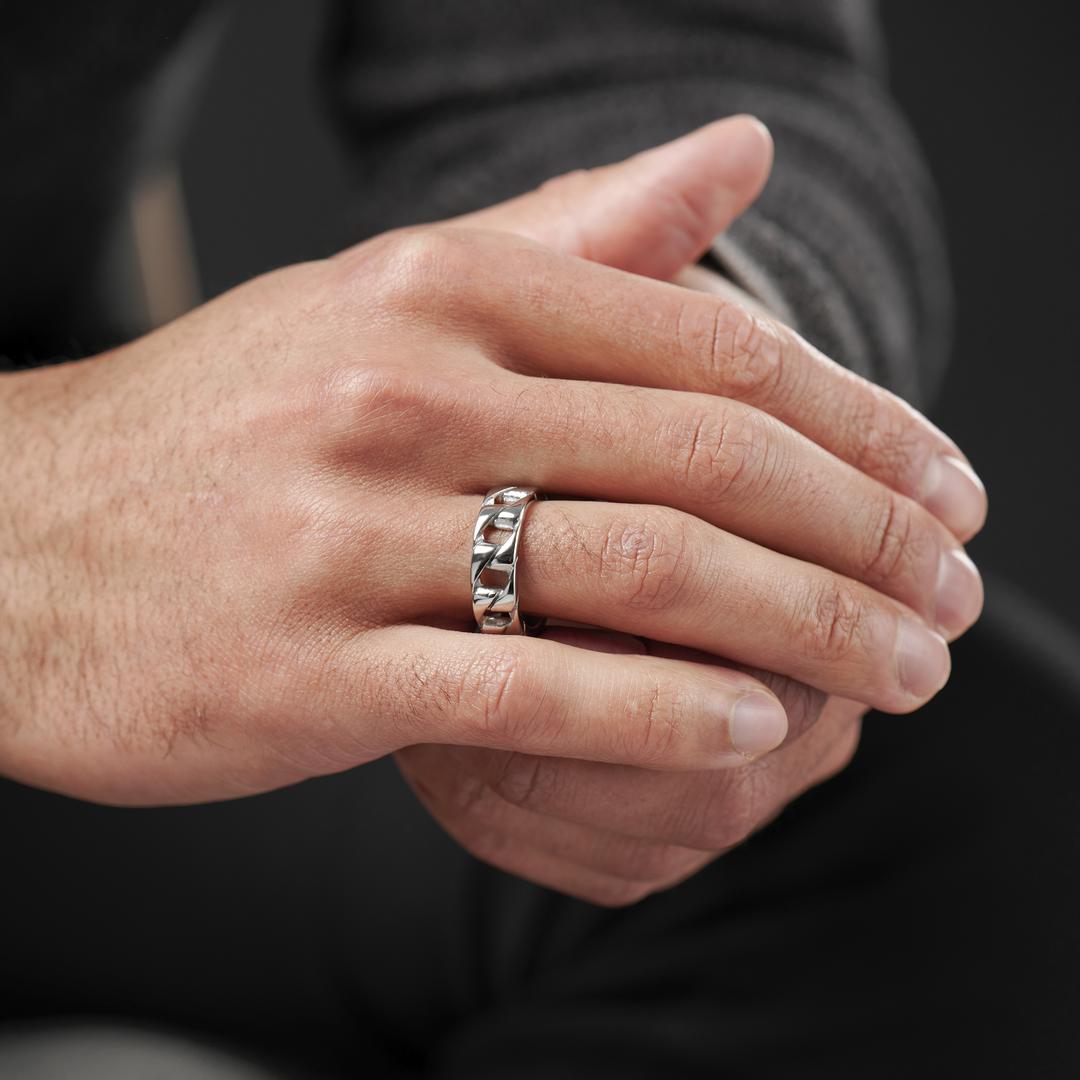 Sentio Rings Sentio | Linked Stainless Steel Ring | In stock! | Lucleon