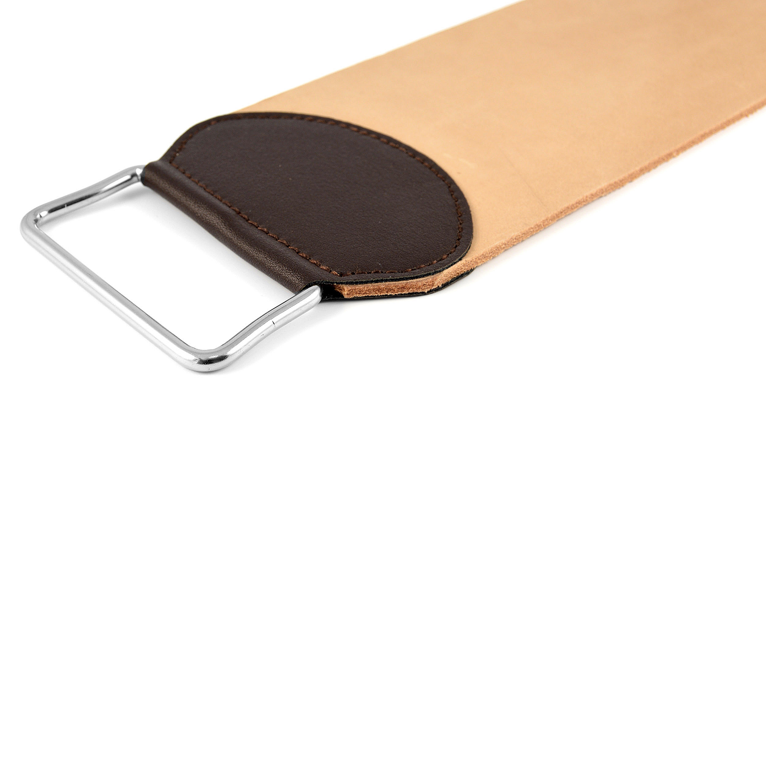 Jednoduchý obtahovací kožený řemen XL - 3