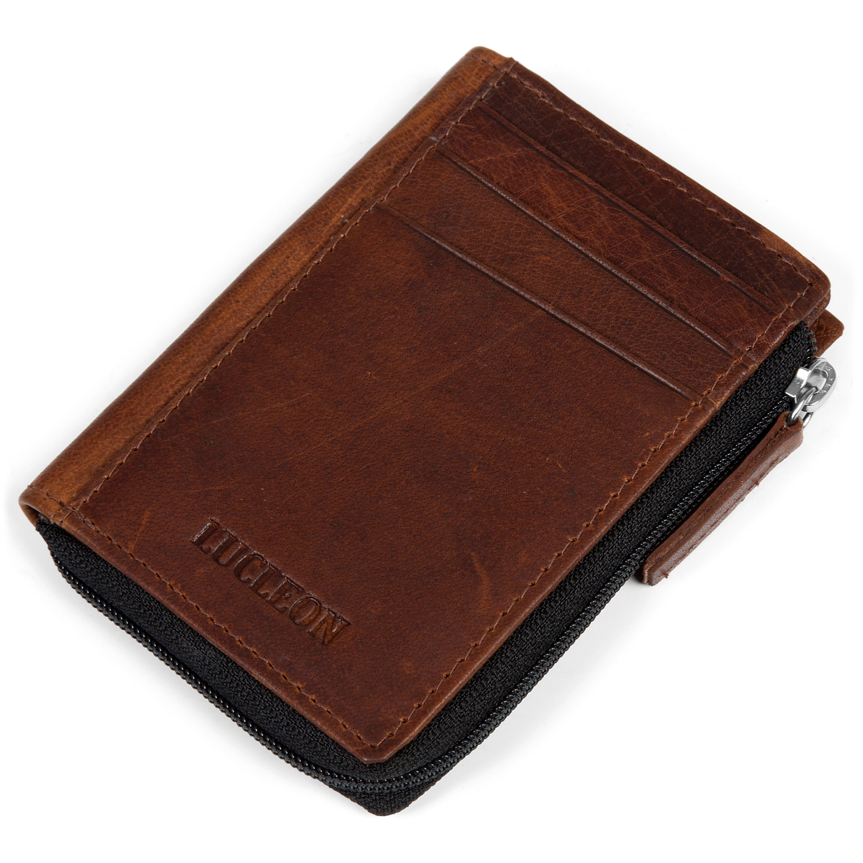 Montreal Casual Lysebrun RFID Skinnlommebok - 3