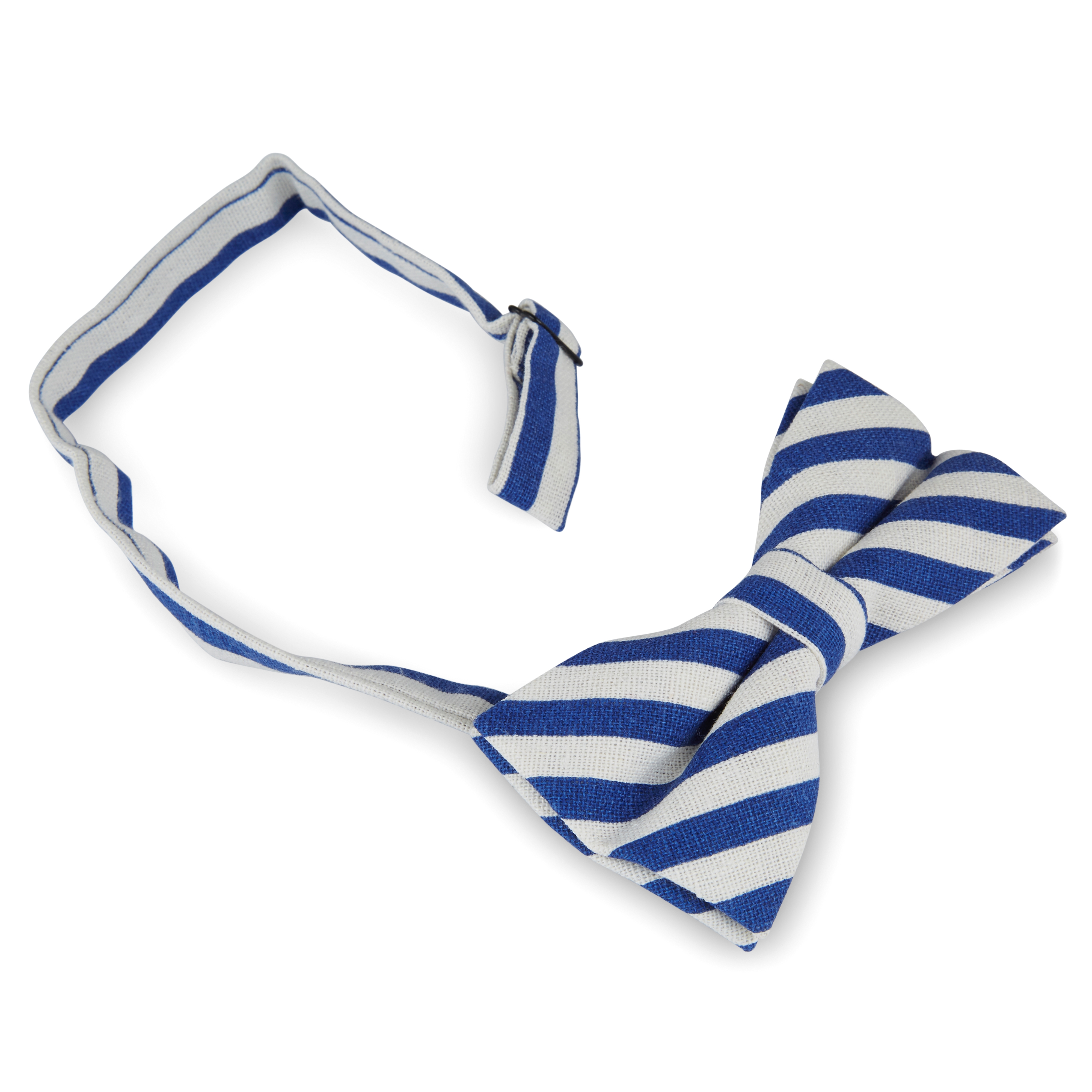 Sinine-valge triibuline eelseotud kikilips - 2