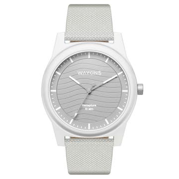 Recapture |  Bílé hodinky z recyklovaného materiálu