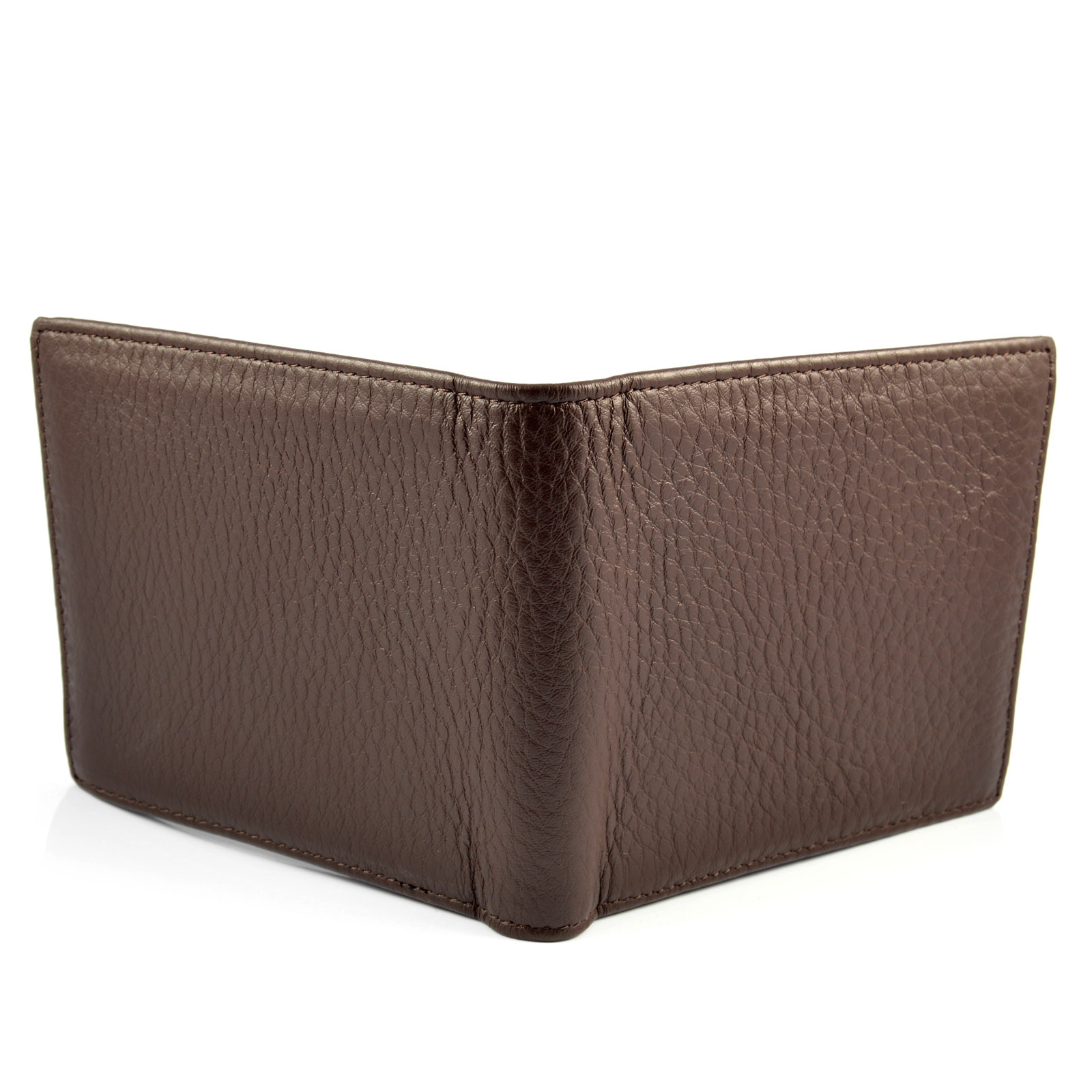 Bruine Klassieke Lederen Portemonnee - 4