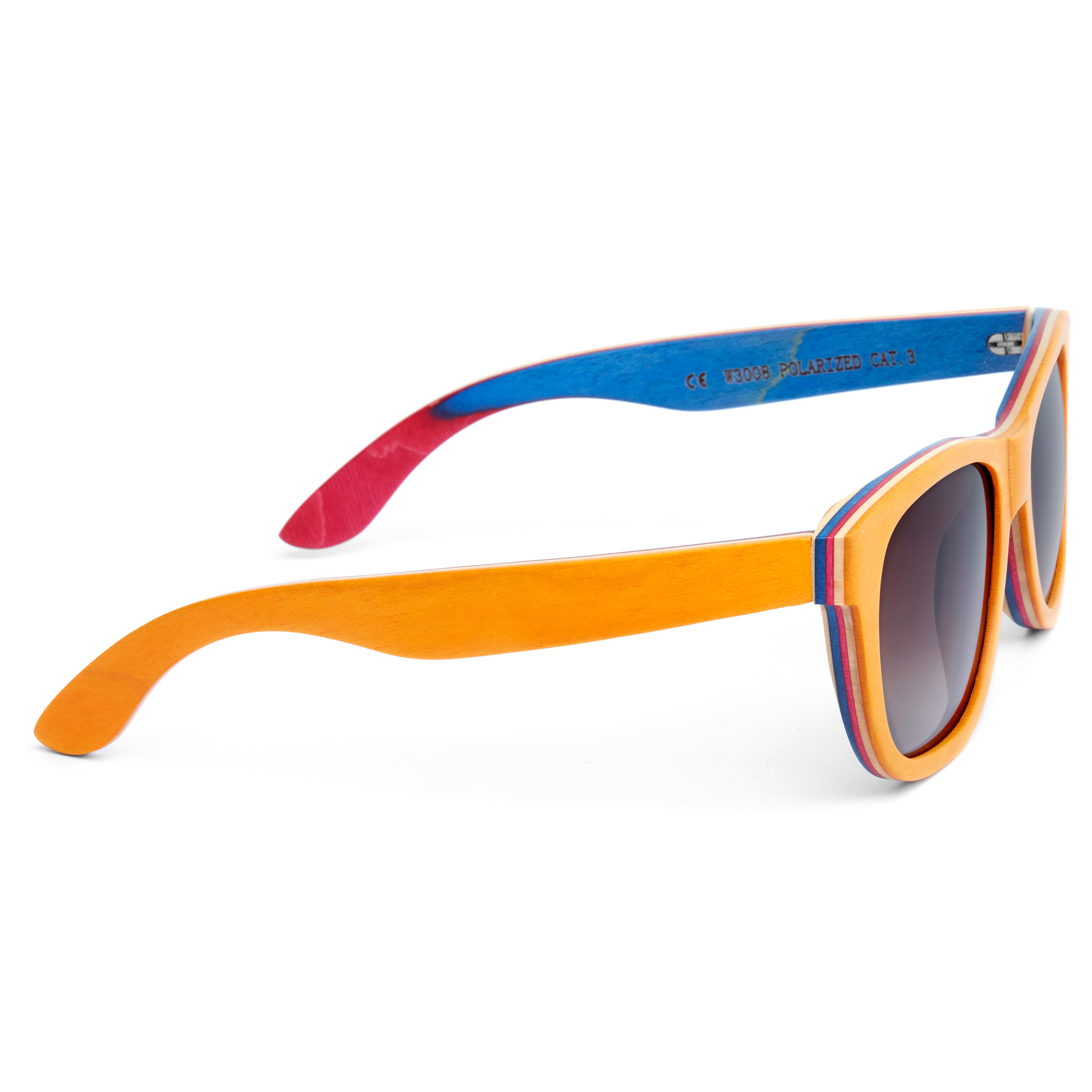 Beige Skateboard Polarisert Solbriller - 3