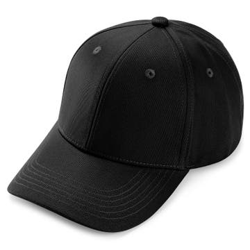 Lacuna | Czarna czapka bejsbolówka