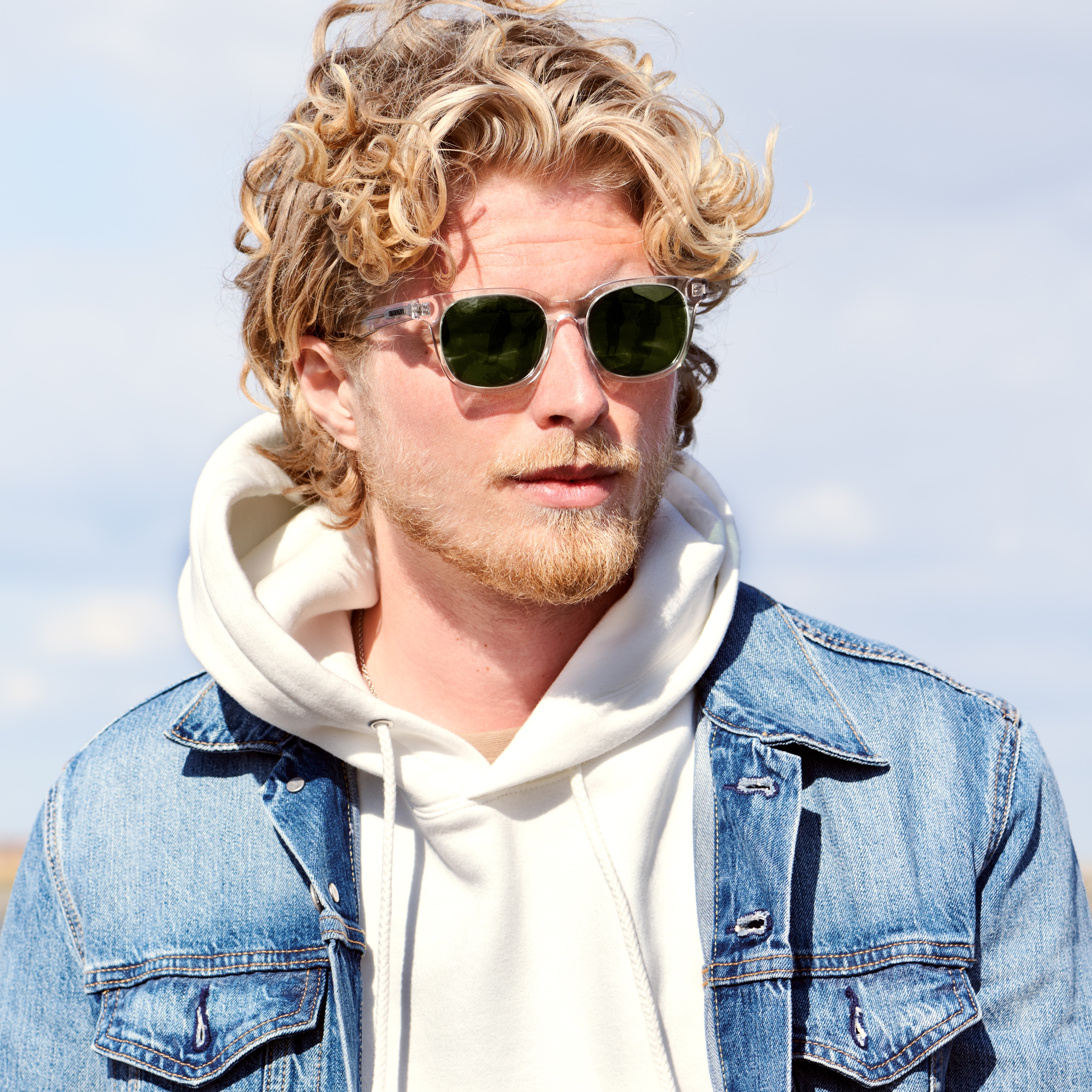 Lunettes de soleil transparentes Wilder Thea à verres polarisés verts  - 2