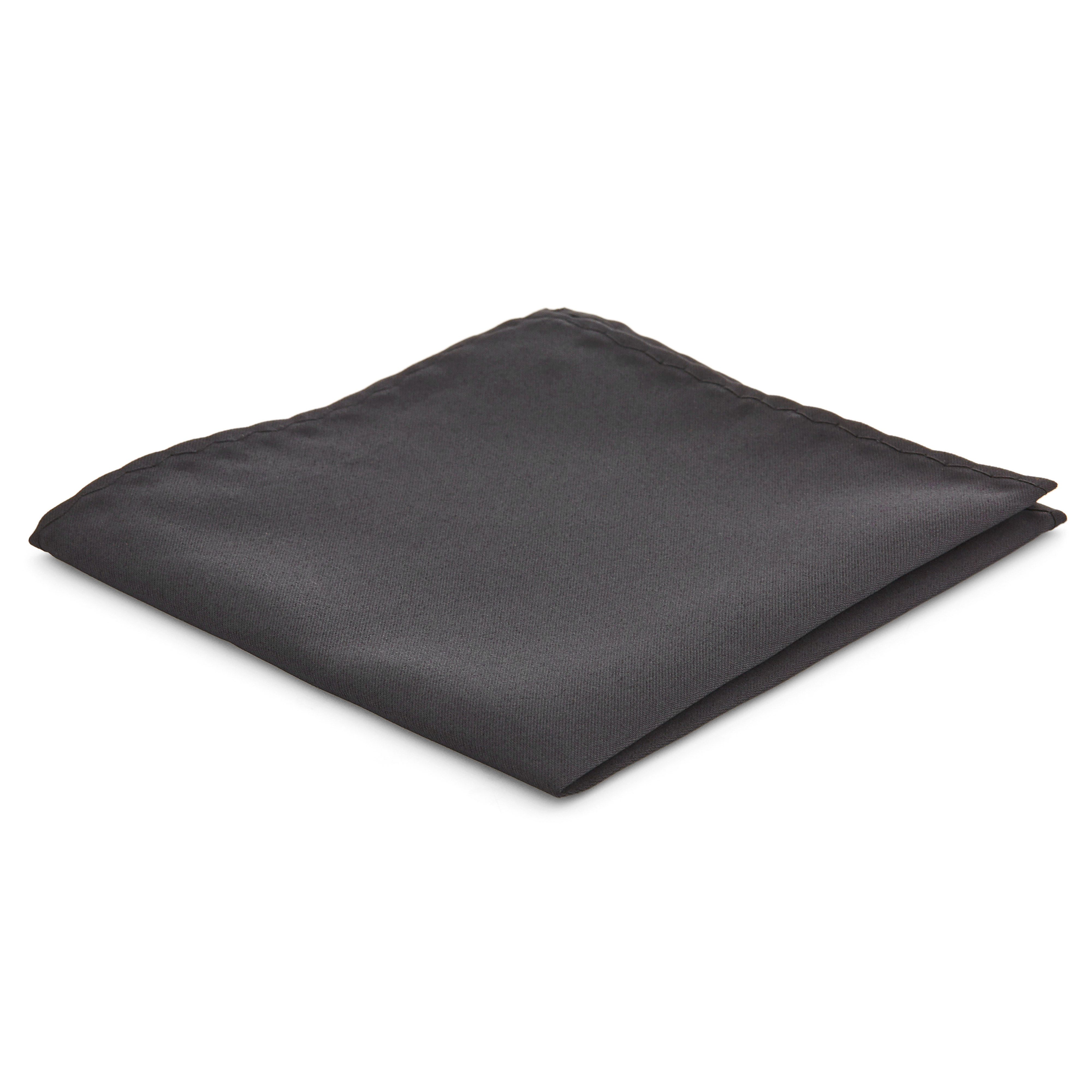 Houtskoolgrijze Eenvoudige Pochet - 1