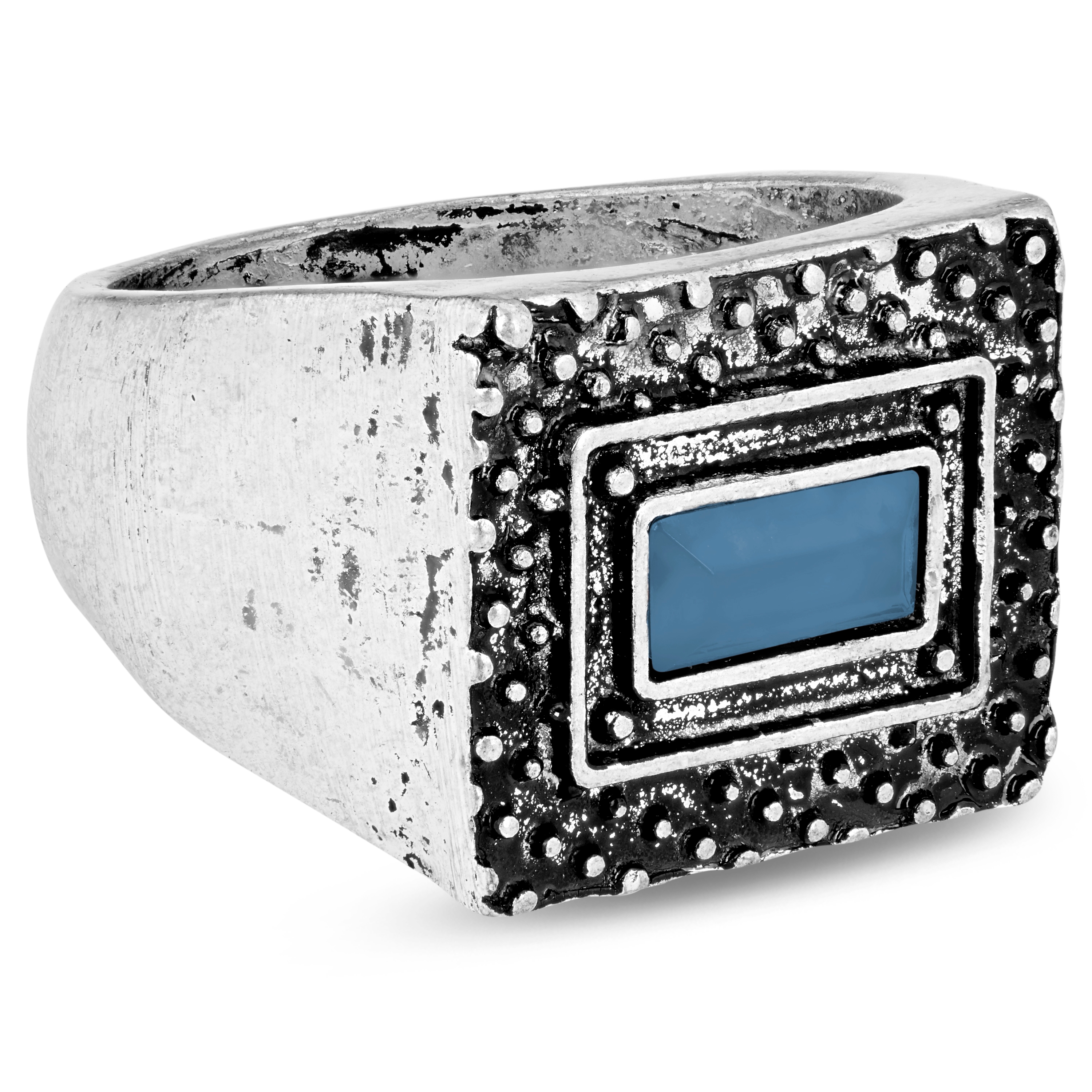 Blauwe Manuel Ring - 2