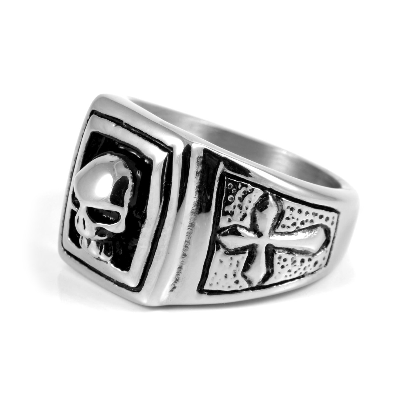 Pääkallo Shield Terässormus - 1