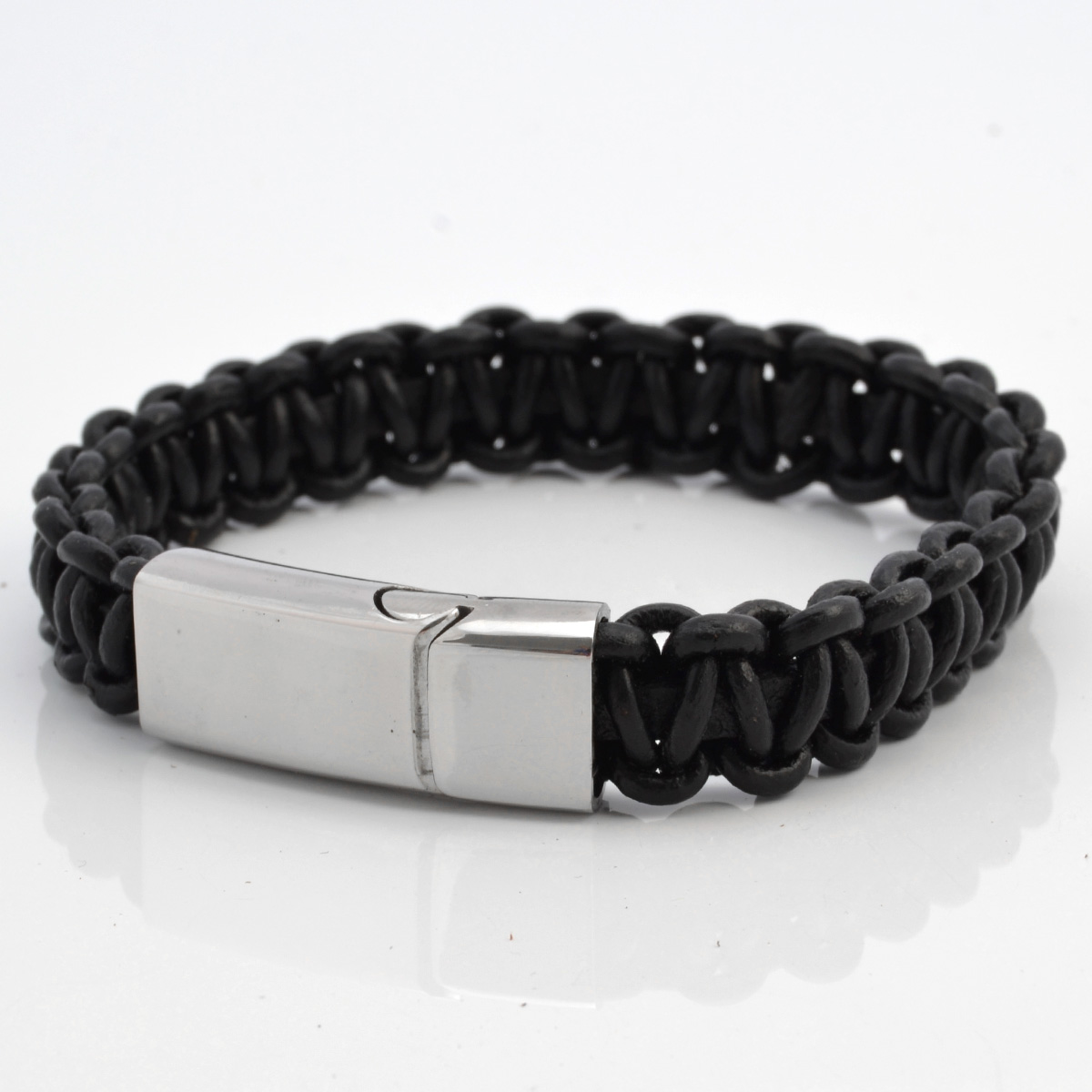 XT Zwart Stalen Armband  - 2