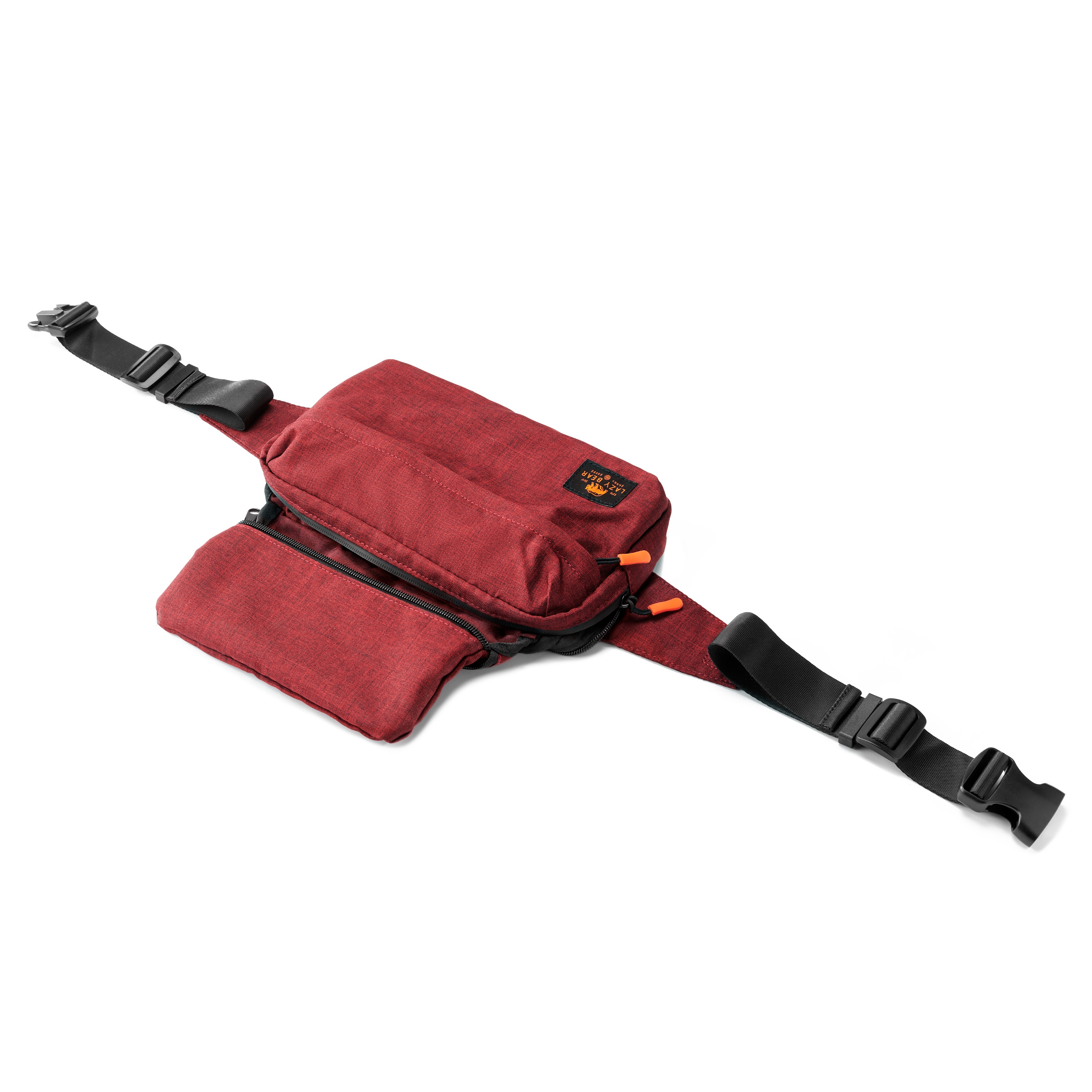 Lawson Red Foldable Bum Bag – Recycled PET - 5