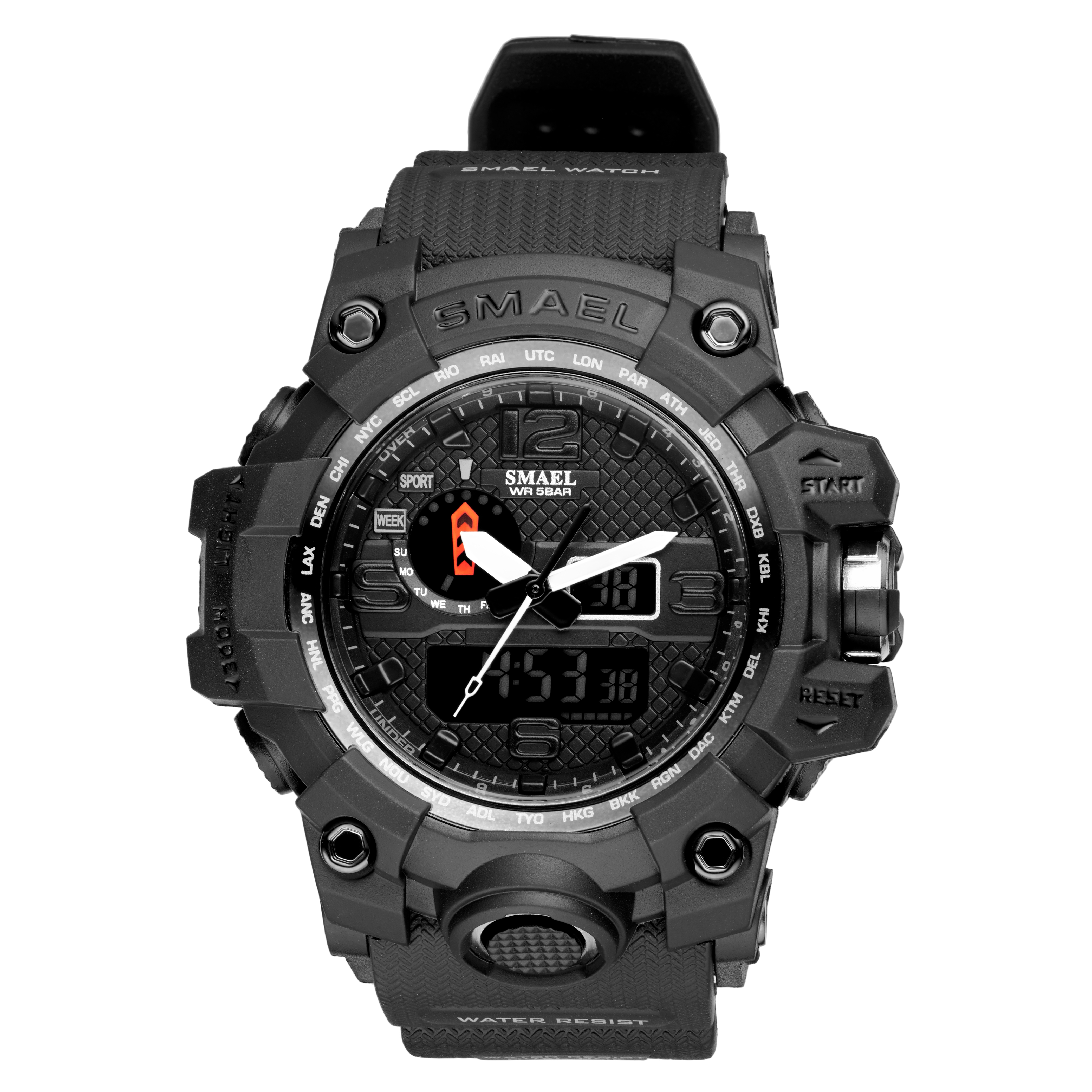 Saracen Black Sports Watch - 1