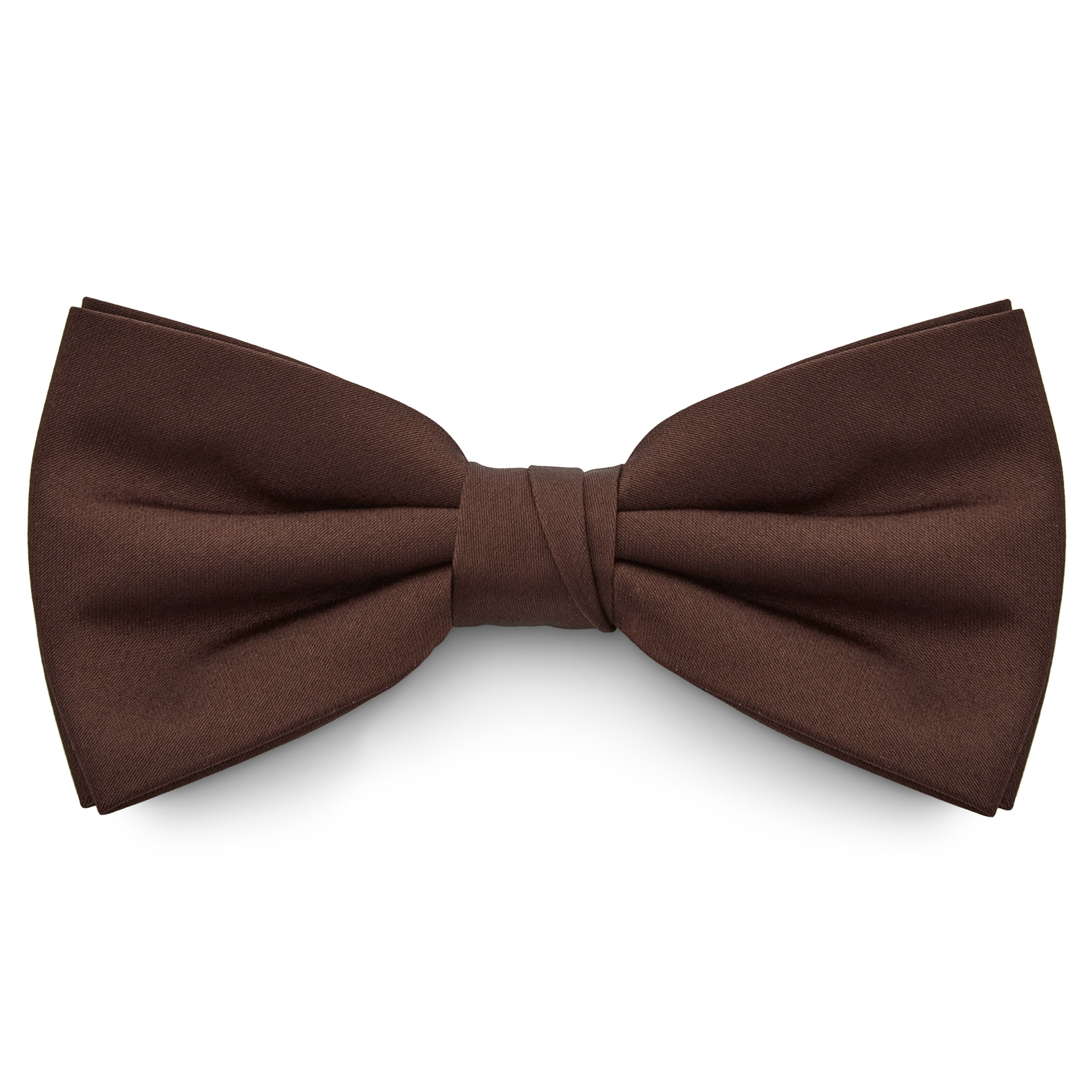 Dark Brown Pre-Tied Bow Tie and Braces Set - 3
