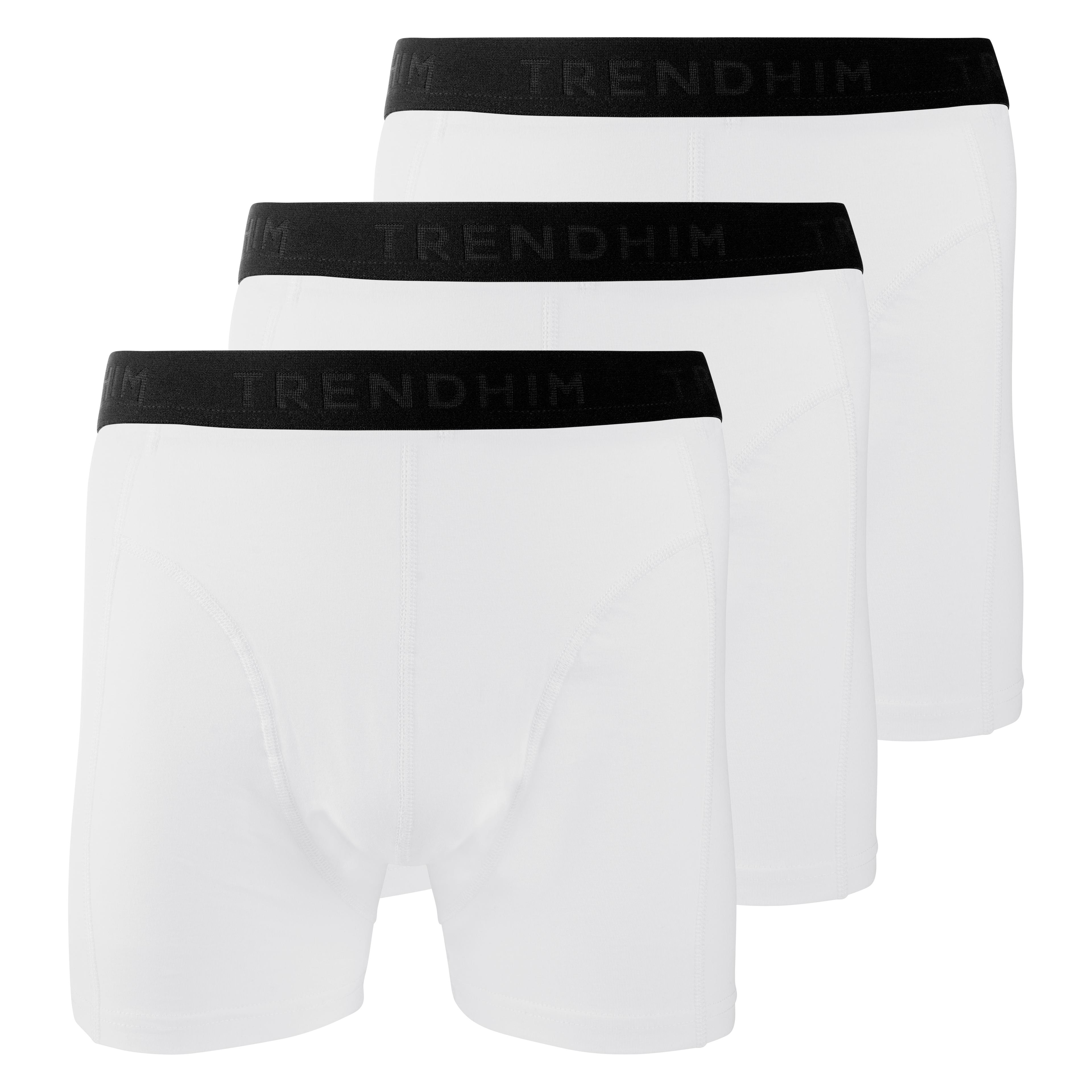 TrueFeel | 3-Pack White Cotton Boxer Briefs TrueFeel | 3-Pack White Cotton Boxer Briefs